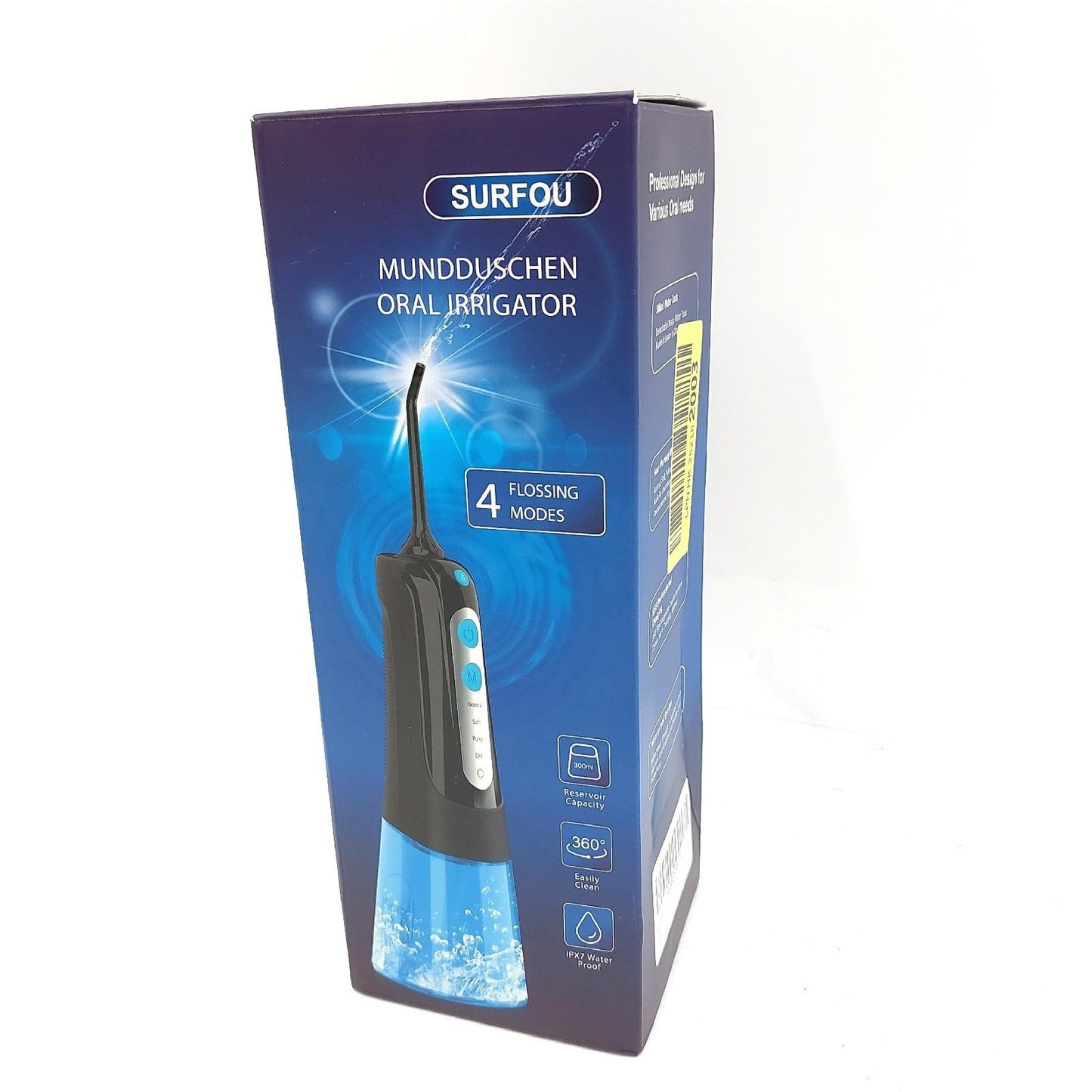 SURFOU Munddusche Weihnachten Geschenke IPX7 wasserdicht 300ml Oral Irrigators-Komfort-Angebot