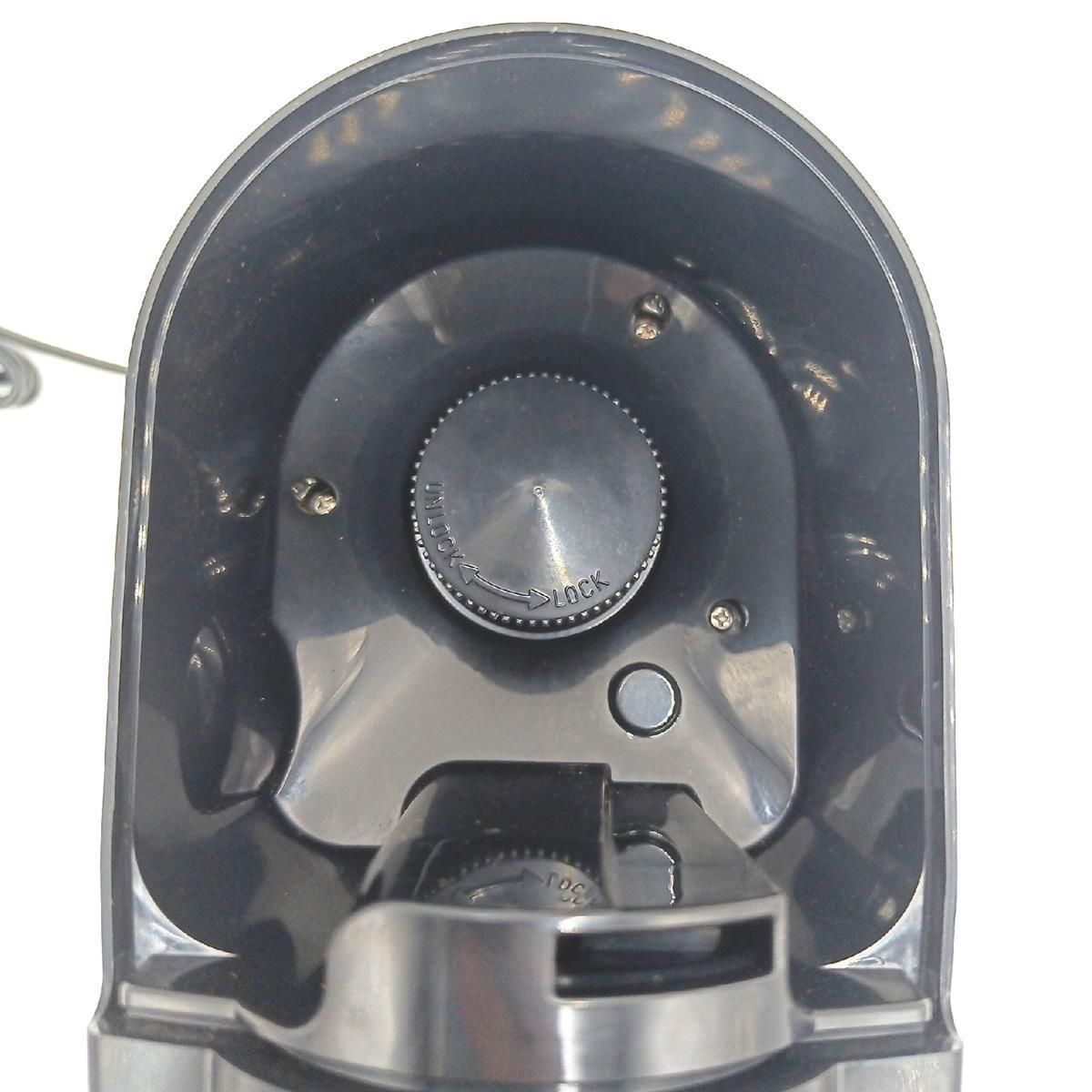 Melitta Kaffeemühle Küchengeräte Molino elektrische Kaffeemühle Scheibenmahlwerk schwarz
