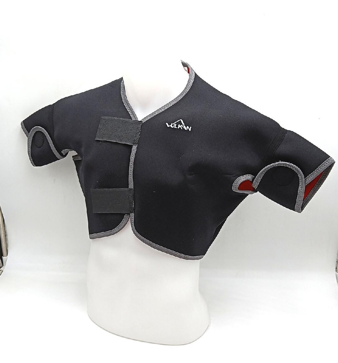 Vulkan Classic Full Shoulder Support, Medium, New Style, For Tendonitis, Bursitis, & Other Shoulder Injuries, Covers Both Shoulders, Compression & Warmth, Protection for Rehabilitation & Recovery