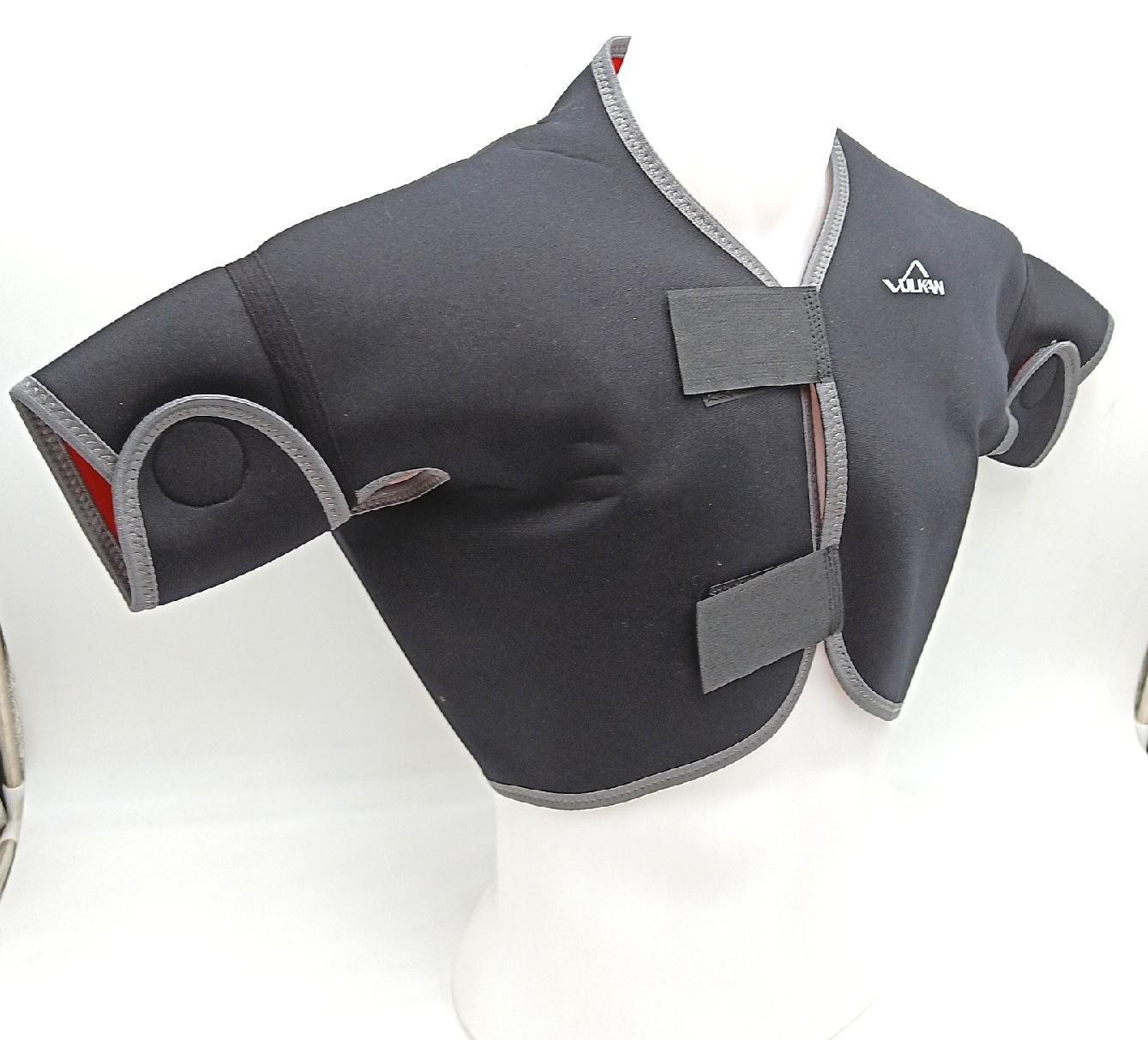 Vulkan Classic Full Shoulder Support, Medium, New Style, For Tendonitis, Bursitis, & Other Shoulder Injuries, Covers Both Shoulders, Compression & Warmth, Protection for Rehabilitation & Recovery
