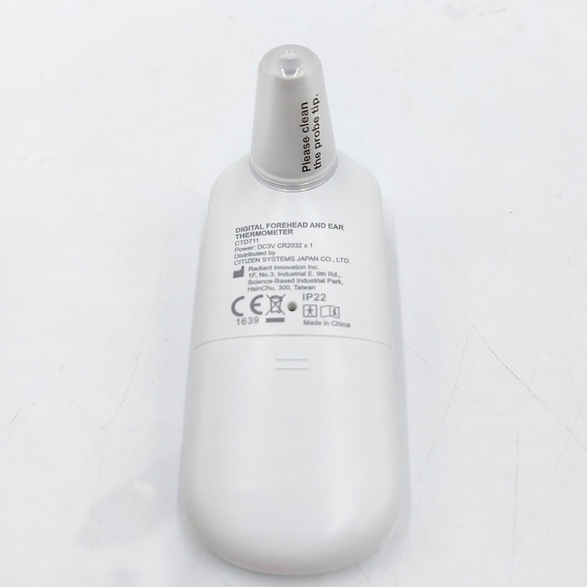 Citizen CTD711 Fieberthermometer Baby: Stirn- & Ohrthermometer Kontaktlos