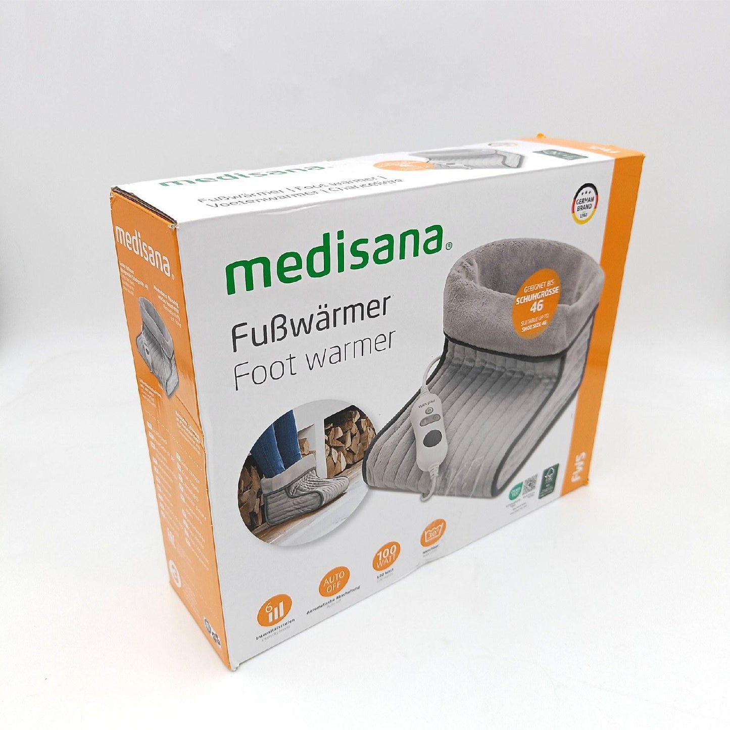 Medisana FWS Fußwärmer Elektrischer Fußwärmer 6 Heizstufen (38,31)