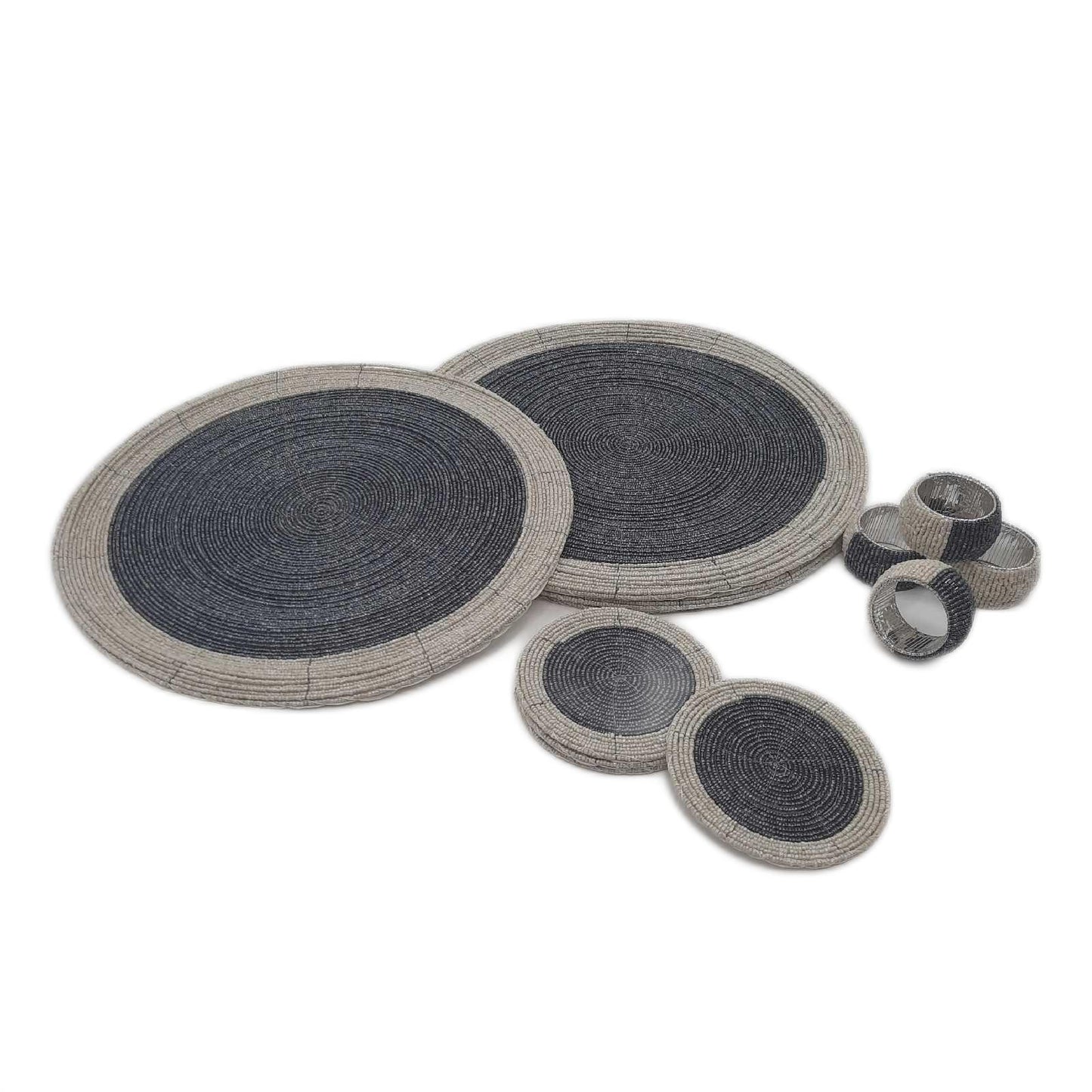 Penguin Home Tischsets Tischzubehör Home Set 12 Teile grau modern elegant stilvoll