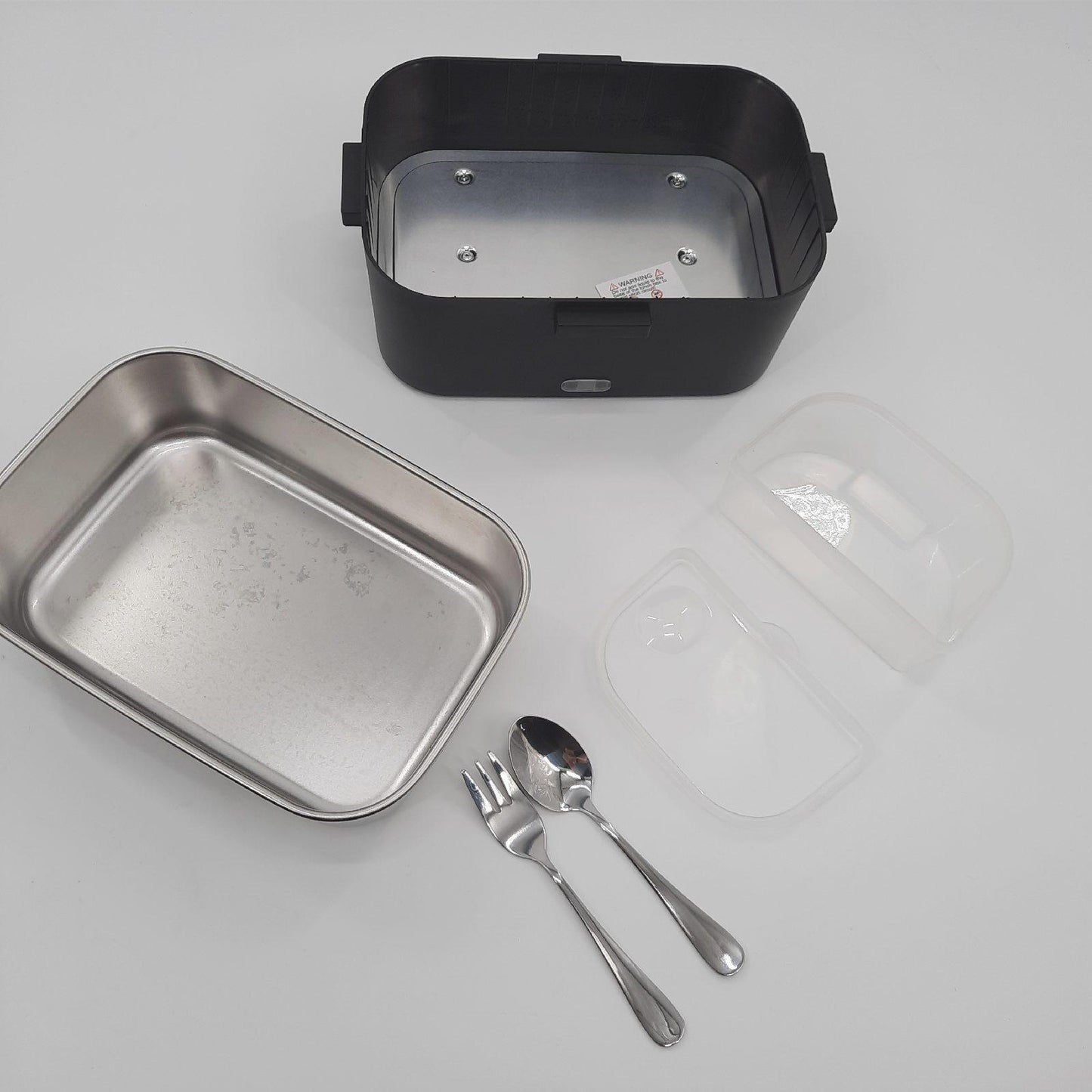 Kimfead Elektrische Lunchbox Haushaltswaren Edelstahl 18 L Tragbar Leistungsstark Erwärmer