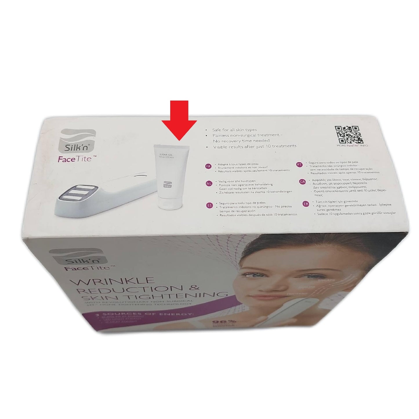 Silkn H2111H2112 FaceTite Anti Aging Gerät Weiß Gebrauchsspuren Kein Netz