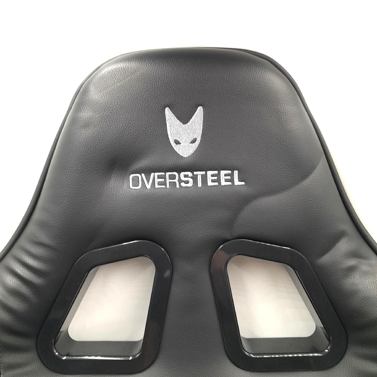 Oversteel - ULTIMET Professional Gaming Stuhl Kunstleder, 2D Armlehnen, höhenverstellbar, 180° verstellbare Rückenlehne, Gasdruckfeder Klasse 3, bis 120Kg, Farbe Schwarz