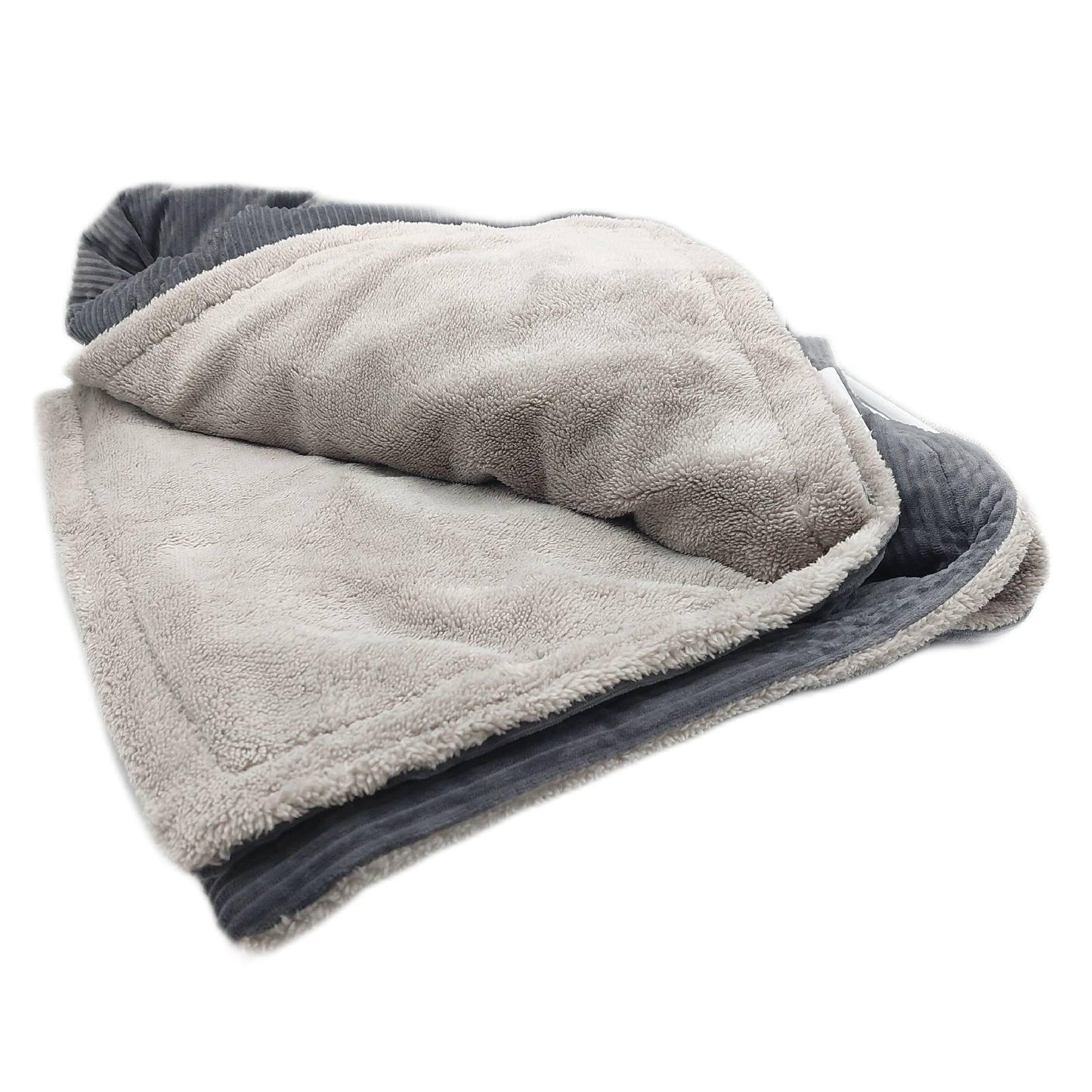 Beurer HD 80 Cord grau Heizdecke kuschelige Wärmedecke 6 Temperaturstufen