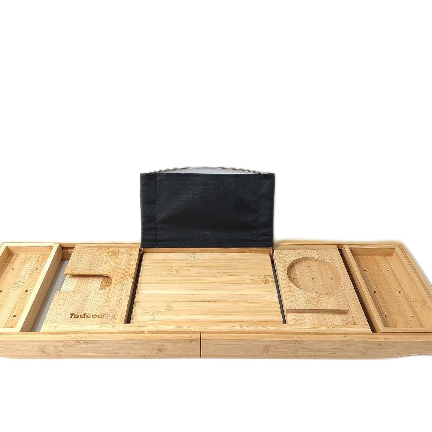 Todeco Badewannenablage Badewannenbrett Material: Bambus Größe: 109 x 23 x 3,8