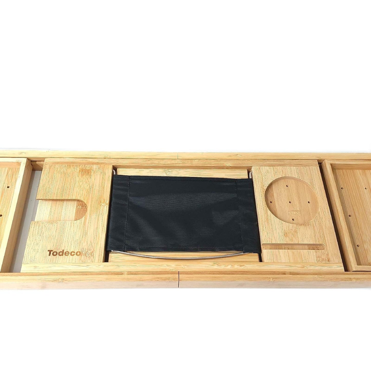 Todeco Badewannenablage Badewannenbrett Material: Bambus Größe: 109 x 23 x 3,8