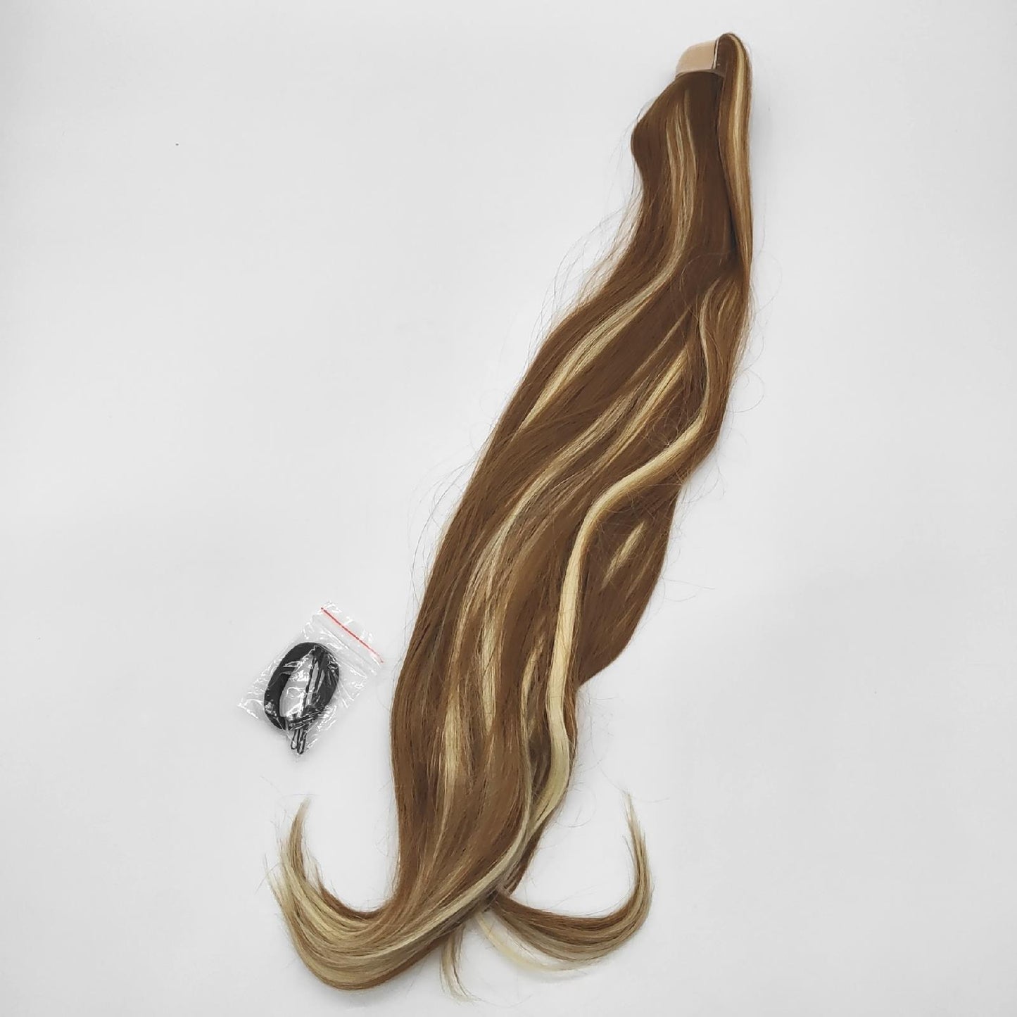 FESHFEN Haarteil Pferdeschwanz Haarverlängerung Glatt Zopf Damen Haar Zubehör Salon Style