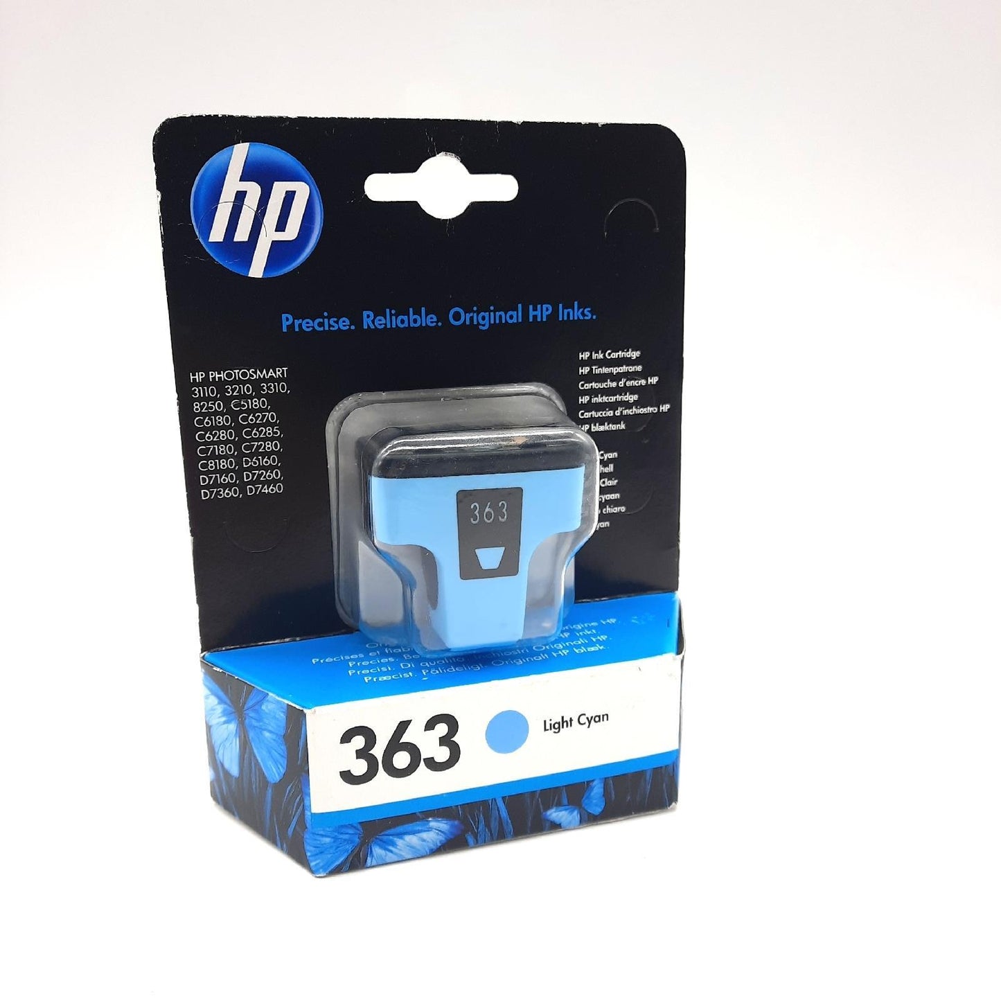 HP Tintenpatrone Druckerzubehör 363 hellcyan kompatibel für hochwertigen Druck und Farbdruck
