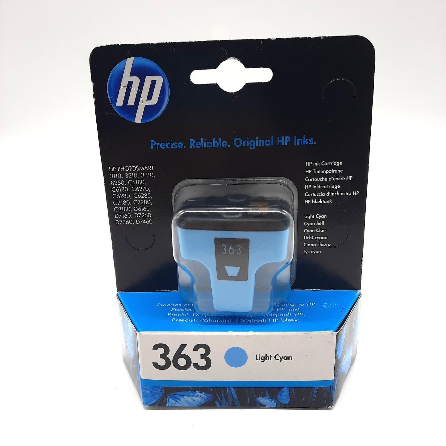 HP Tintenpatrone Druckerzubehör 363 hellcyan kompatibel für hochwertigen Druck und Farbdruck