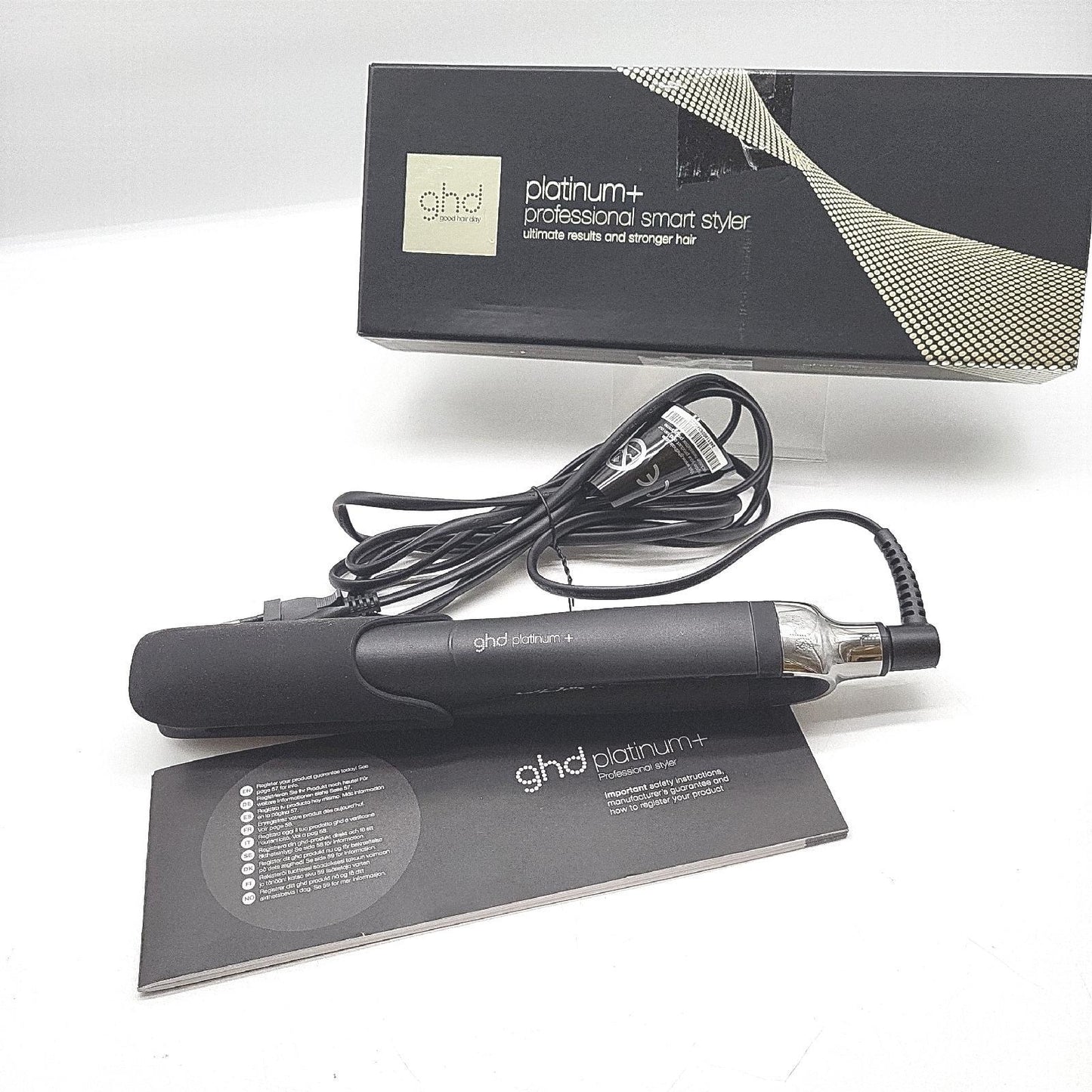 ghd Haarglätter Haarpflege Platinum plus schwarz professionell intelligent weniger Haarbruch