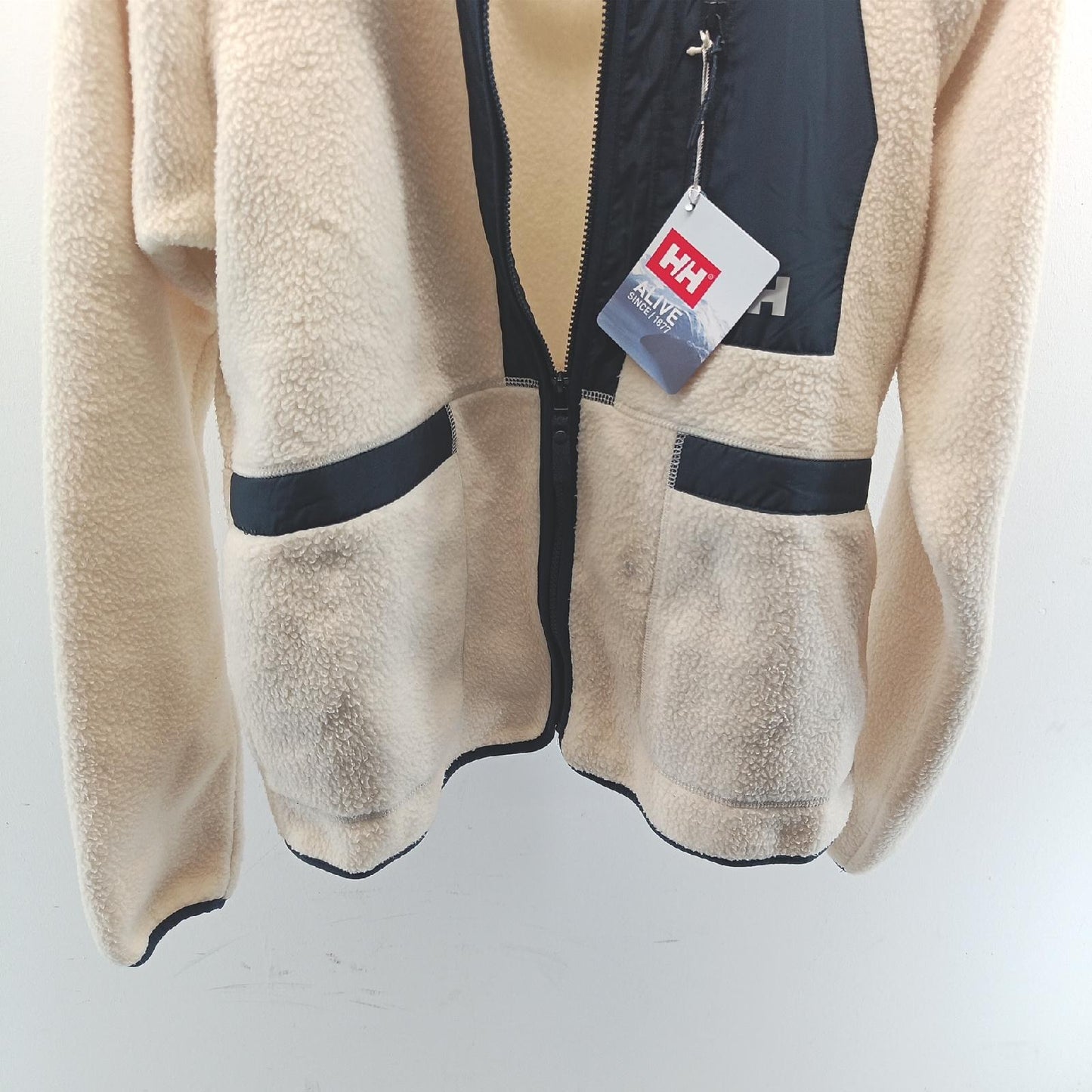 Damen Helly Hansen W Aurora Pile Jacket, Creme, XL
