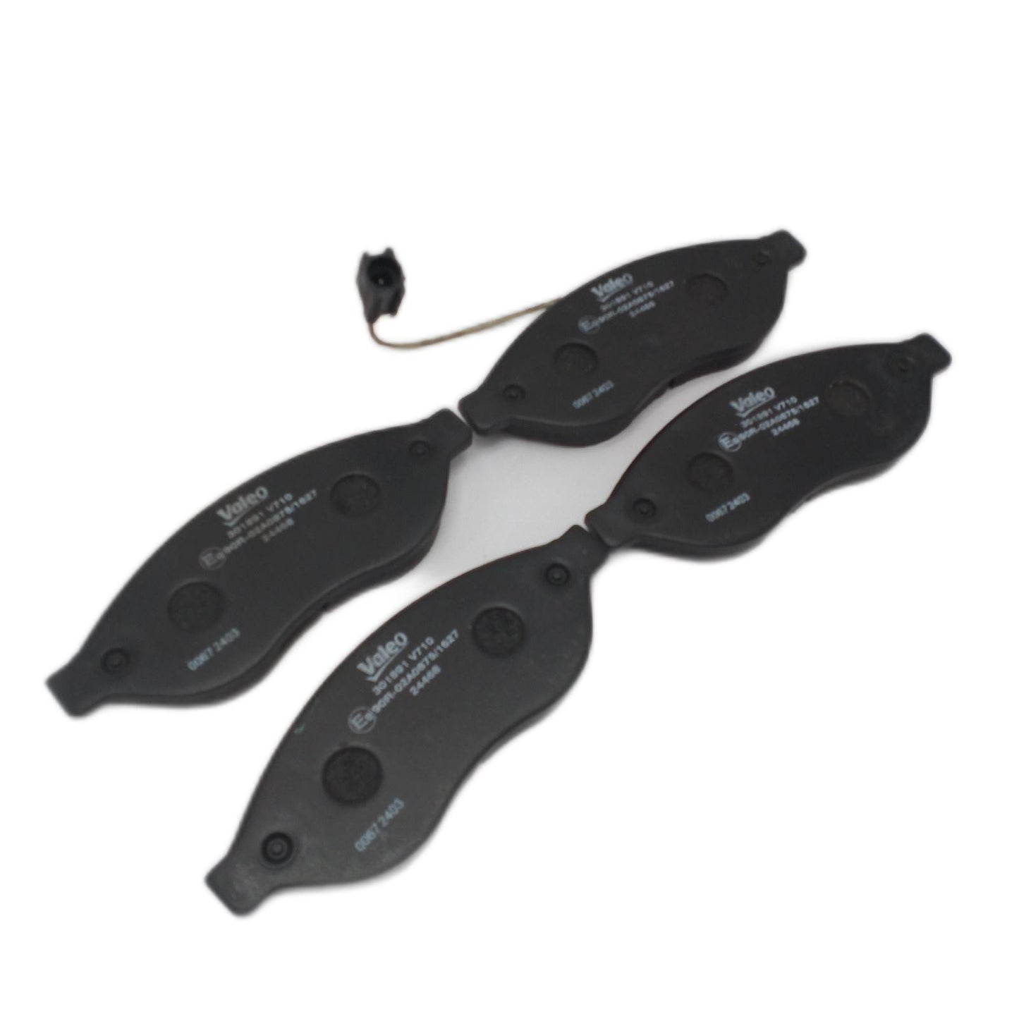Valeo Bremsbelagsatz Ersatzteile Auto Vorderachse 4er Set Essential hohe Bre