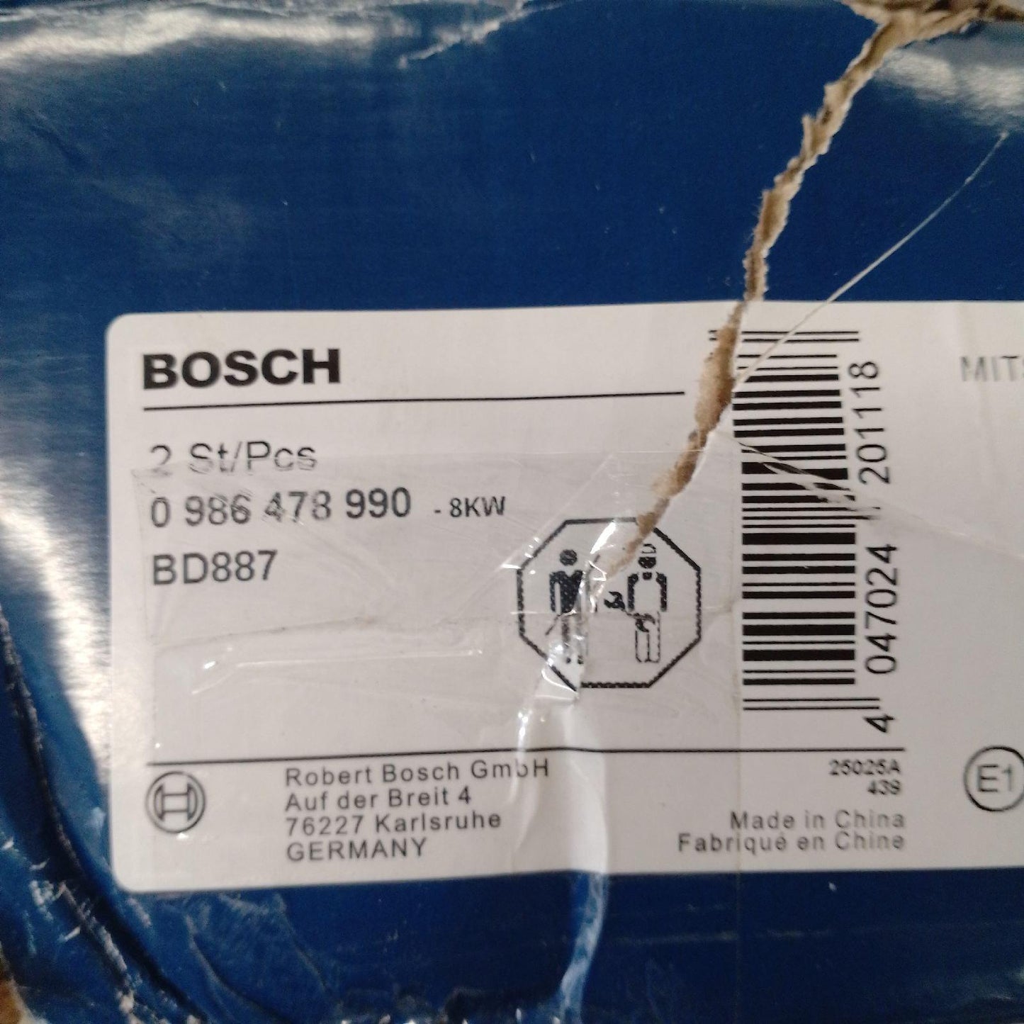 Bosch Bremsscheibe Autoteile 986478990 Paar Ersatz für sicheres Brems