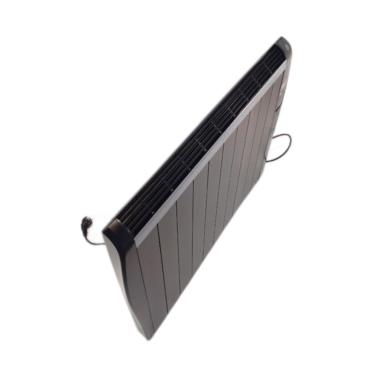 Cecotec Flachheizkörper mit Fernbedienung ReadyWarm 2000 Thermal Black. 10 Heizrippe und 1500 W, LCD-Display, Programmierbarem Timer, Temperaturwahl, 15 m² Reichweite und maximaler Sicherheit