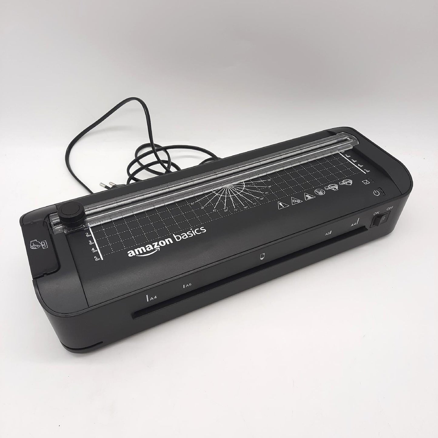 Amazon Basics 3-in-1-Thermolaminiergerät A4-Größe Funktionen zum Schneiden