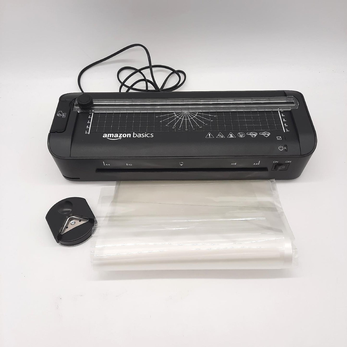 Amazon Basics 3-in-1-Thermolaminiergerät A4-Größe Funktionen zum Schneiden