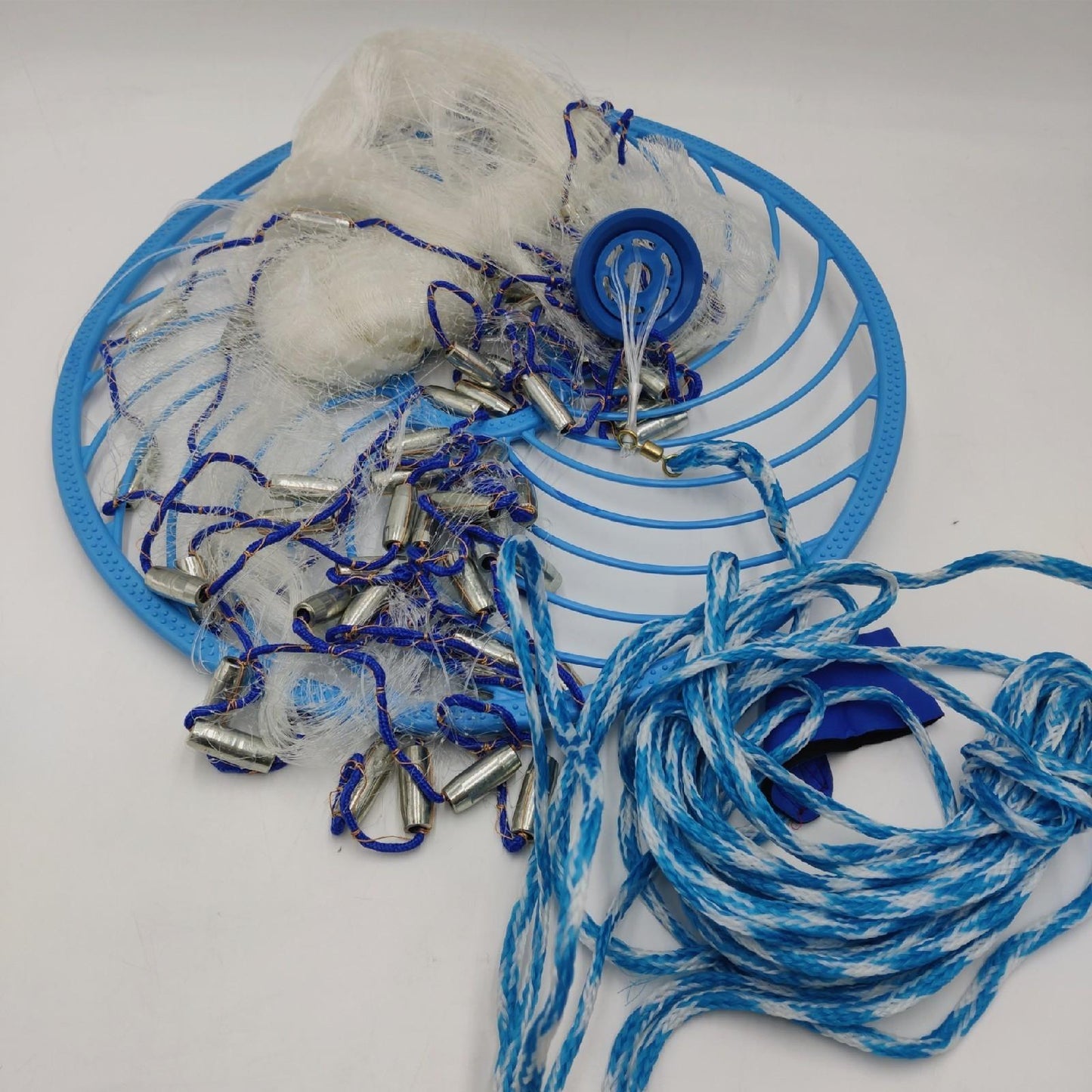 Alvinlite Wurfnetz Fischen 14 Fuß4 2 m Tragbares Fischernetz Nylon Mesh Angelzubehör Ultimate