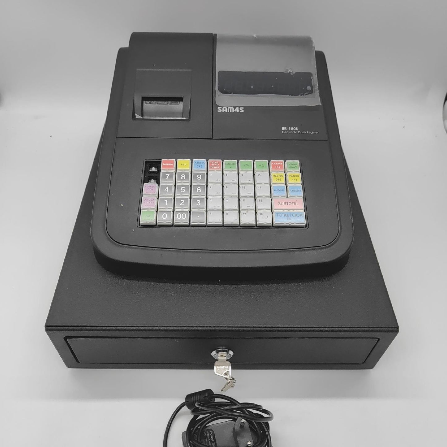Registrierkasse SAM4s ER 180U 57 mm. Thermopapier gemäß Cash - Defekt