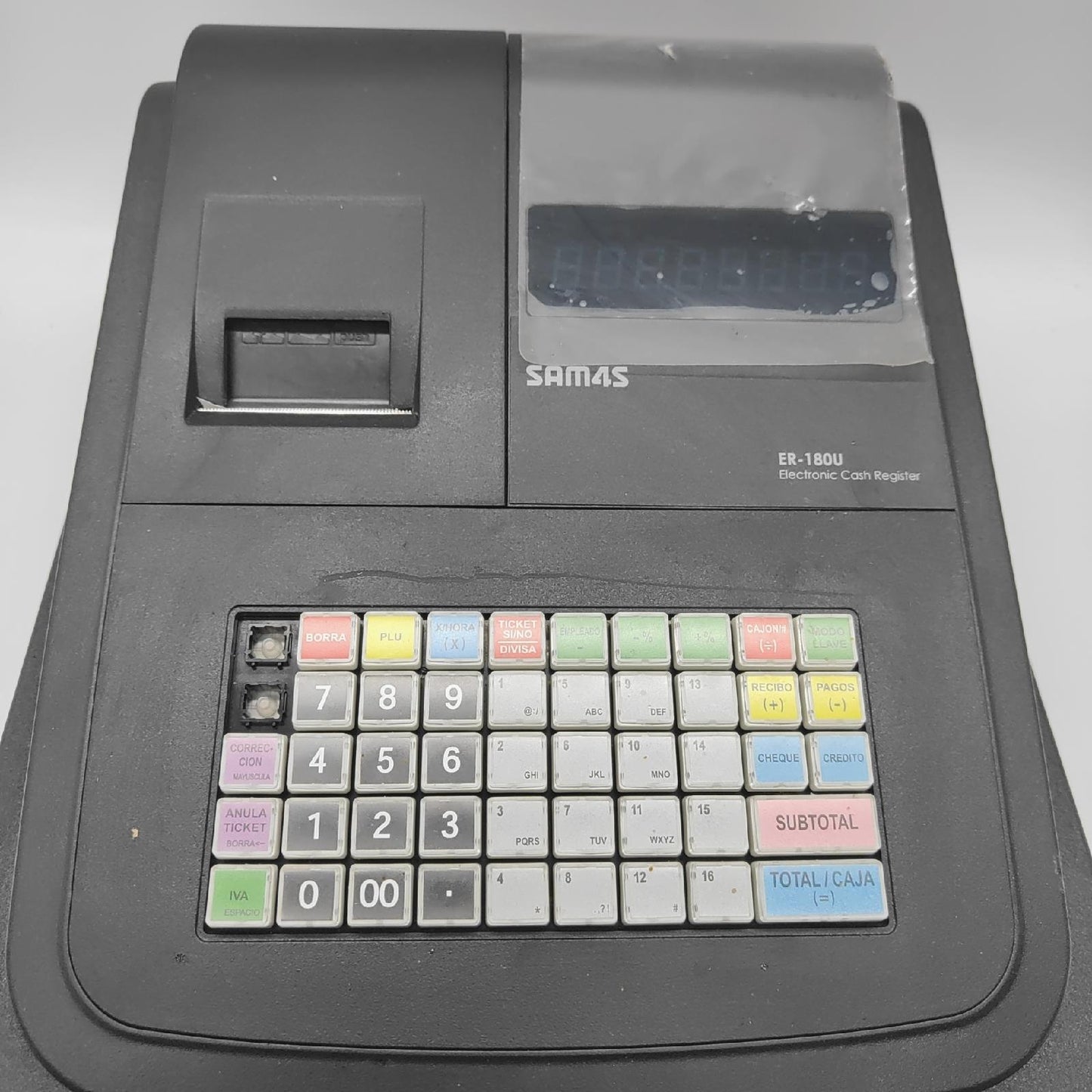 Registrierkasse SAM4s ER 180U 57 mm. Thermopapier gemäß Cash - Defekt