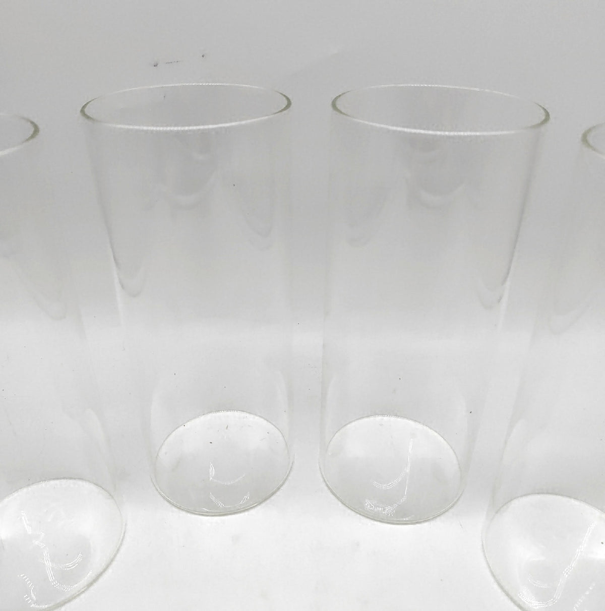 Zylinder Vase Glas 12 Stück 20 cm Blumenvase Modern Vasen Set klar elegant