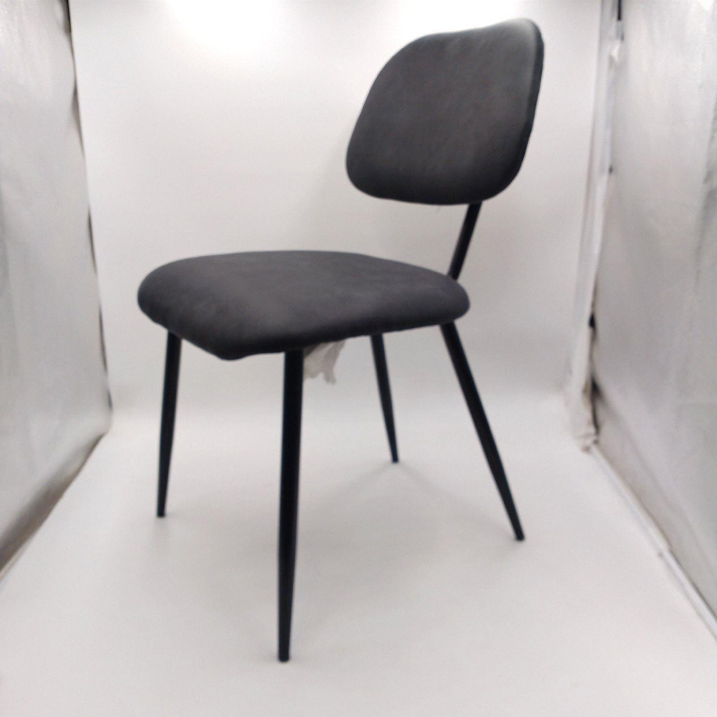 LOUNGITUDE Stuhl Esszimmermöbel Payton Schwarz Set 4 Stück Komfort Modern Design