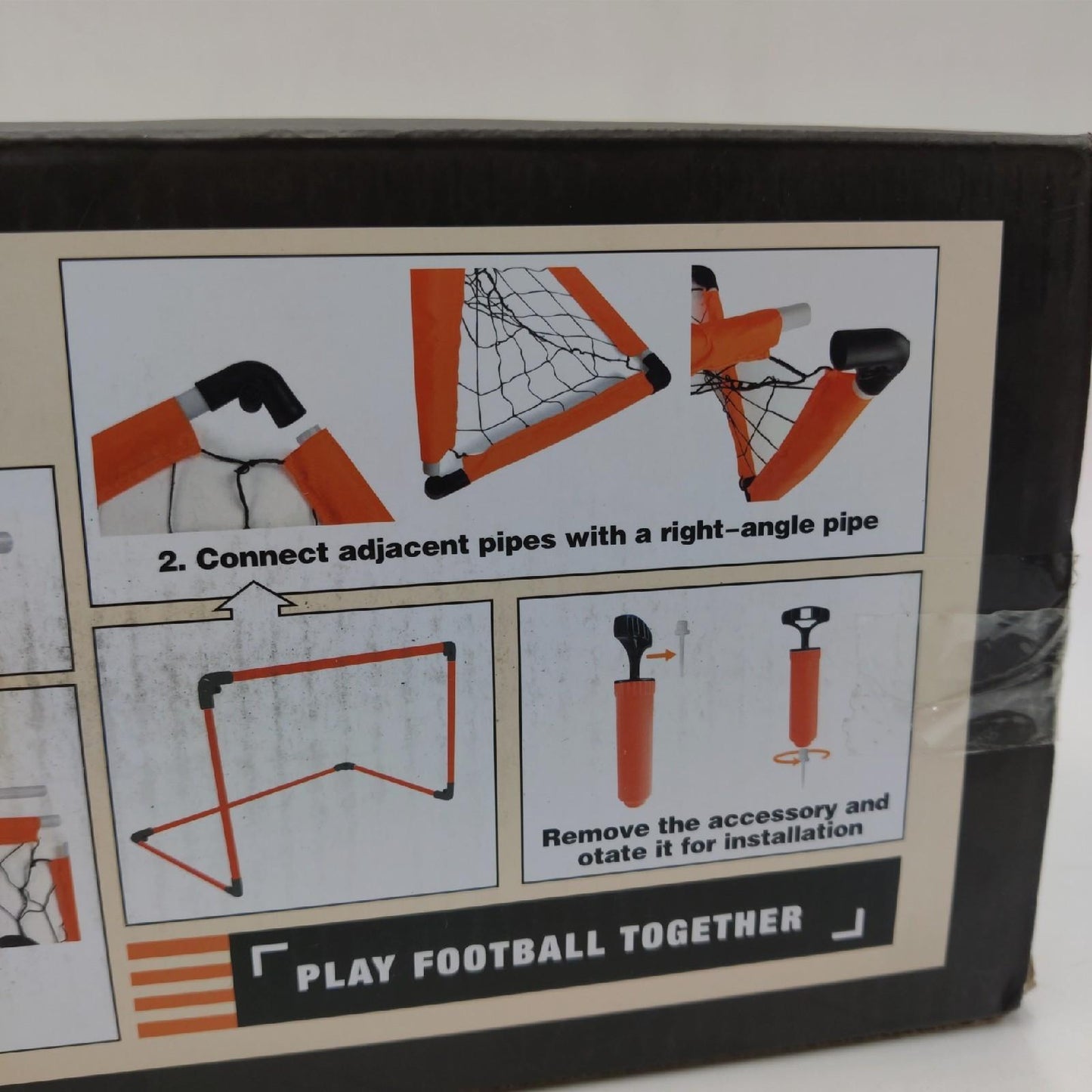 AGRASIV Fußball Set Fußballtore 90CM Faltbare Tragbar Mini Fußballtore Kinder Spielzeug Spaß