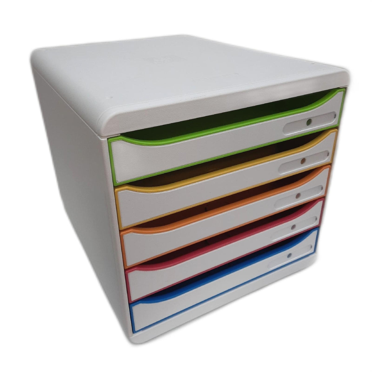 Exacompta 309913D Premium Ablagebox 5 Schubladen stapelbar Ordner für DIN A4+