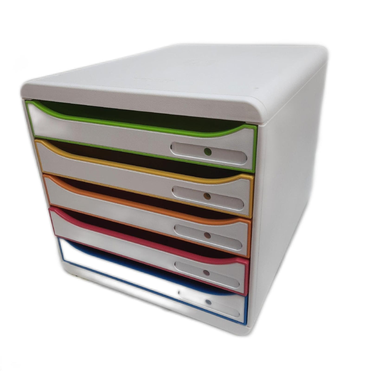 Exacompta 309913D Premium Ablagebox 5 Schubladen stapelbar Ordner für DIN A4+