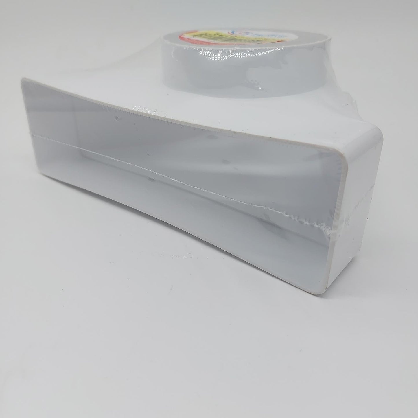 KOTARBAU Umlenkstück Lüftungskanal Abluft Zuluft 204 x 60 mm Kunststoff 90 Grad Umlenkung Anschluss