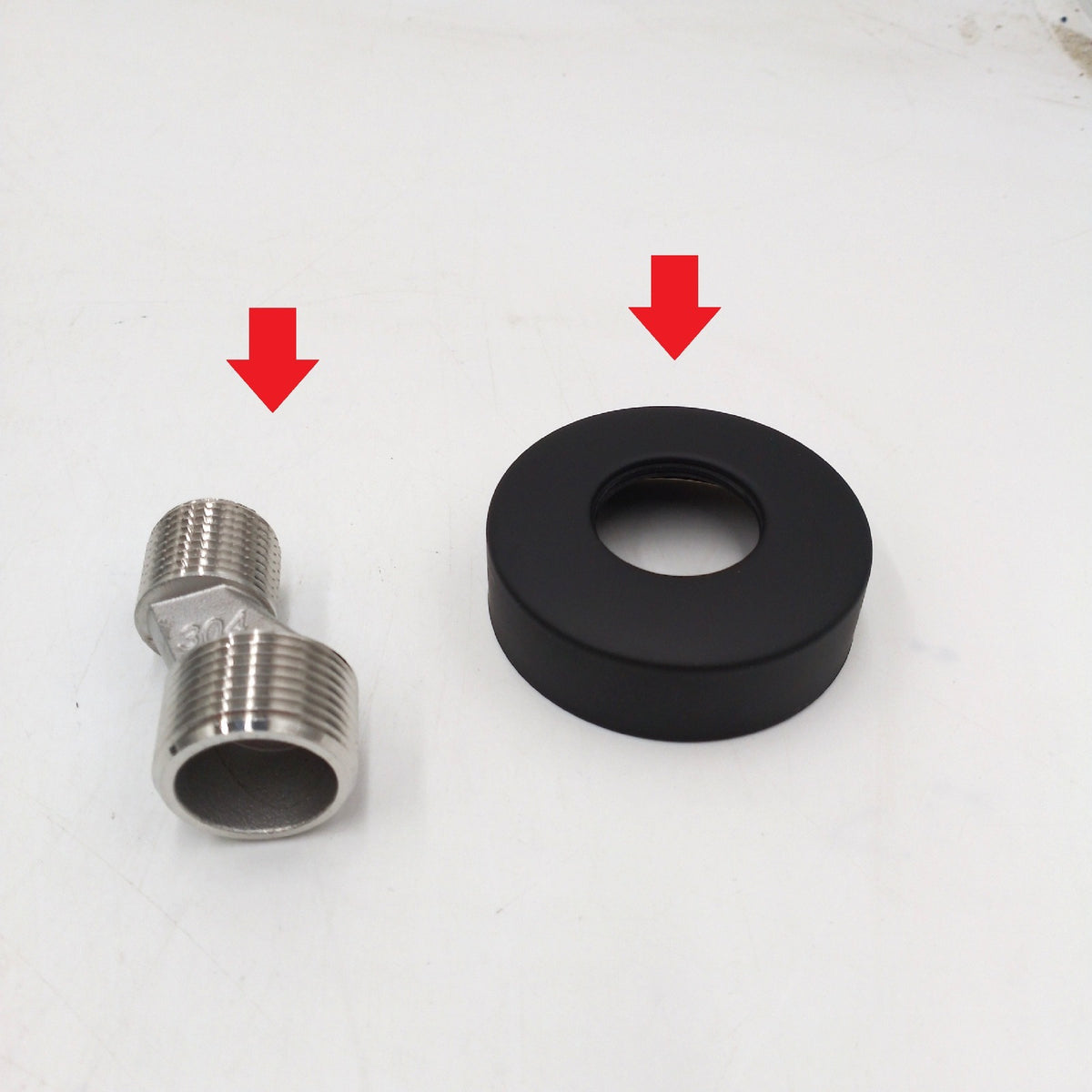 Schütte Madura Duschsystem Thermostat Regendusche Matt Schwarz fehlt Rosette S Anschluss