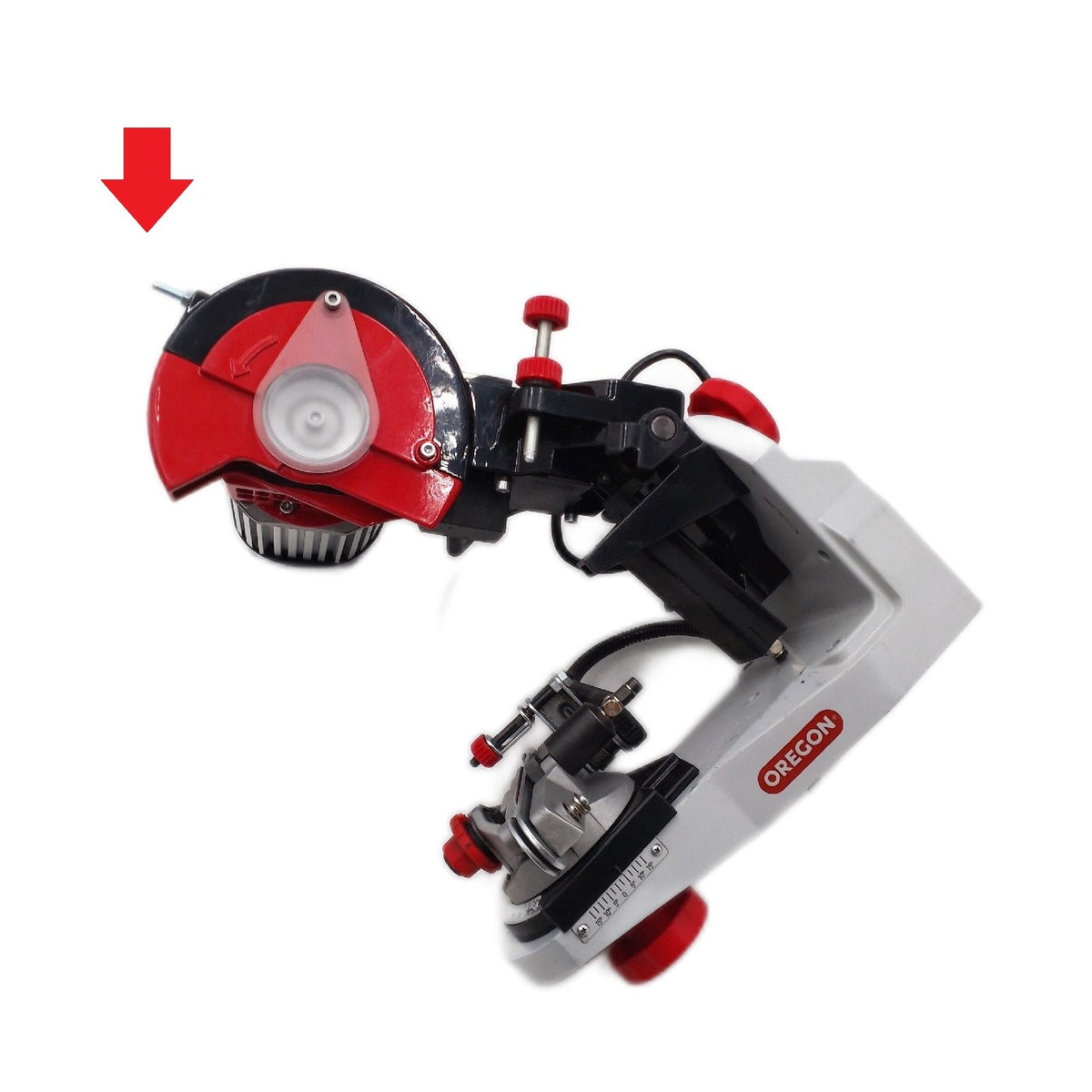 Oregon Professional 230 Volt Saegekettenschleifmaschine ohne Griff Gebrauchsspuren
