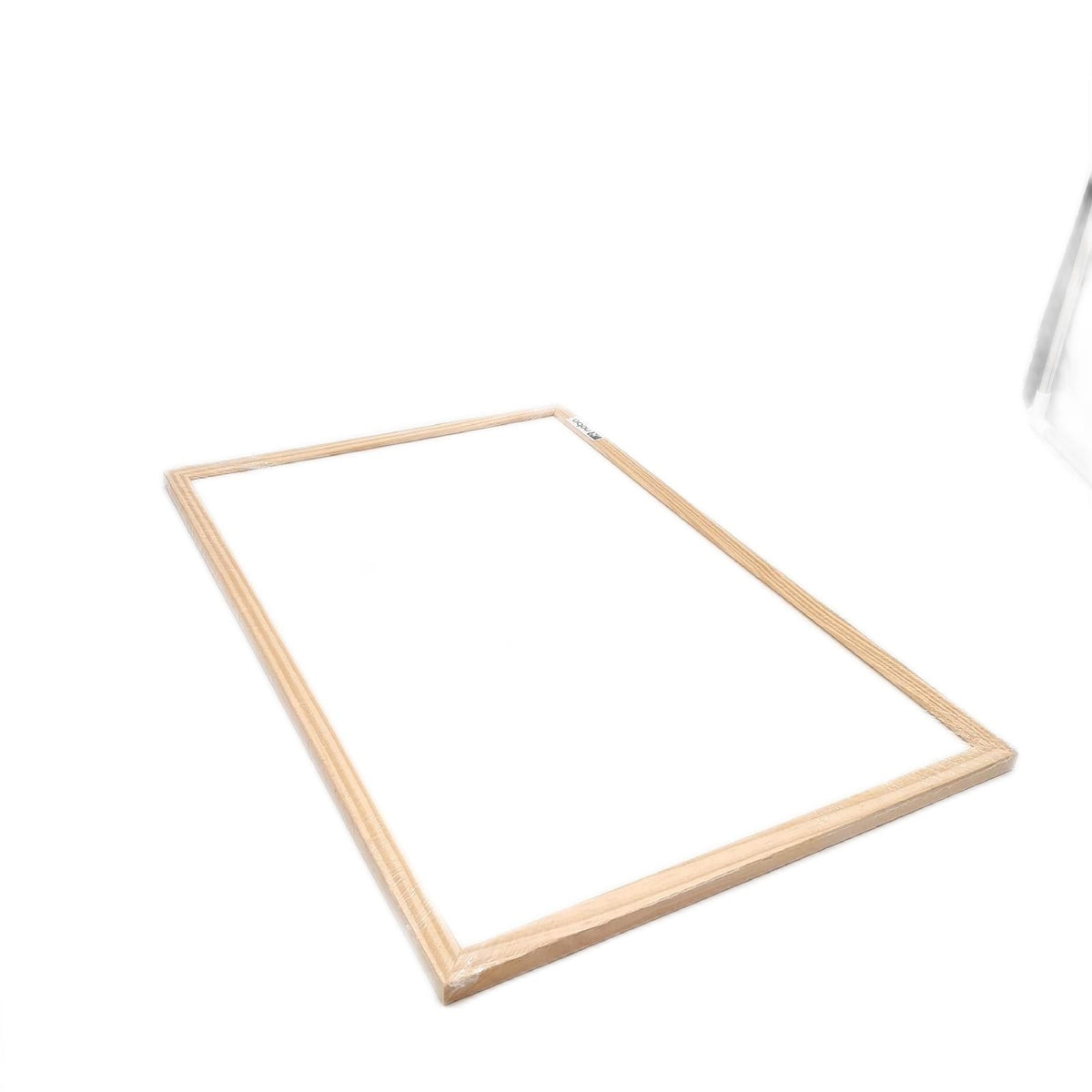 Nobo Basic Weißwandtafel Melamin Kieferrahmen klein 600 x 400 mm einfache Wandtafel