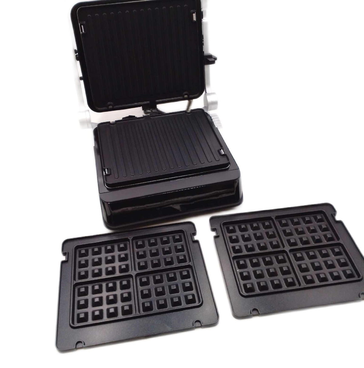 AMZCHEF Kontaktgrill Küchengerät XL 4in1 mit Temperaturfühler
