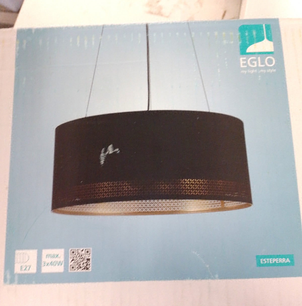 EGLO Pendelleuchte Esteperra 3 flammige Hängelampe Vintage Retro Hängeleuchte Wohnzimmer Licht