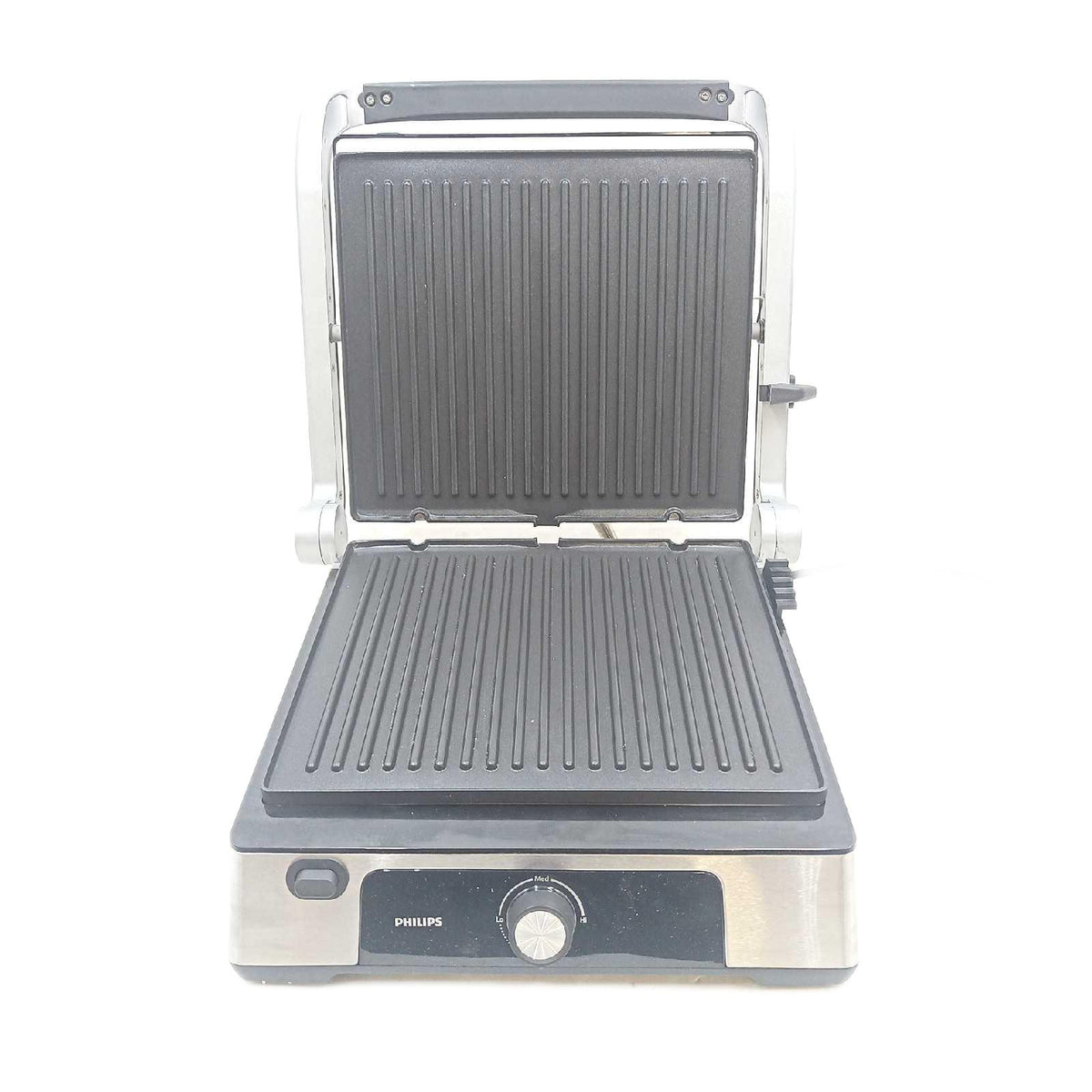 Philips Kontaktgrill Einstellbare Temperatur 60 bis 200 Grad 180 Grad aufklappbar