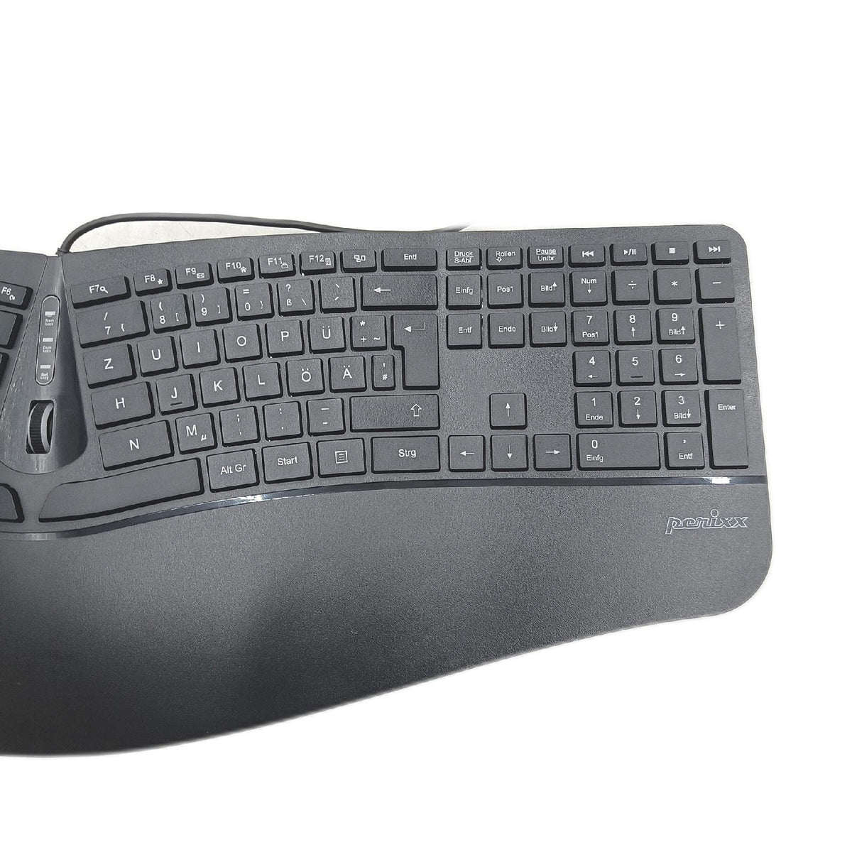 Perixx Periduo 505 Ergonomische Tastatur Vertikale Maus Desktop Set Geteiltes Layout
