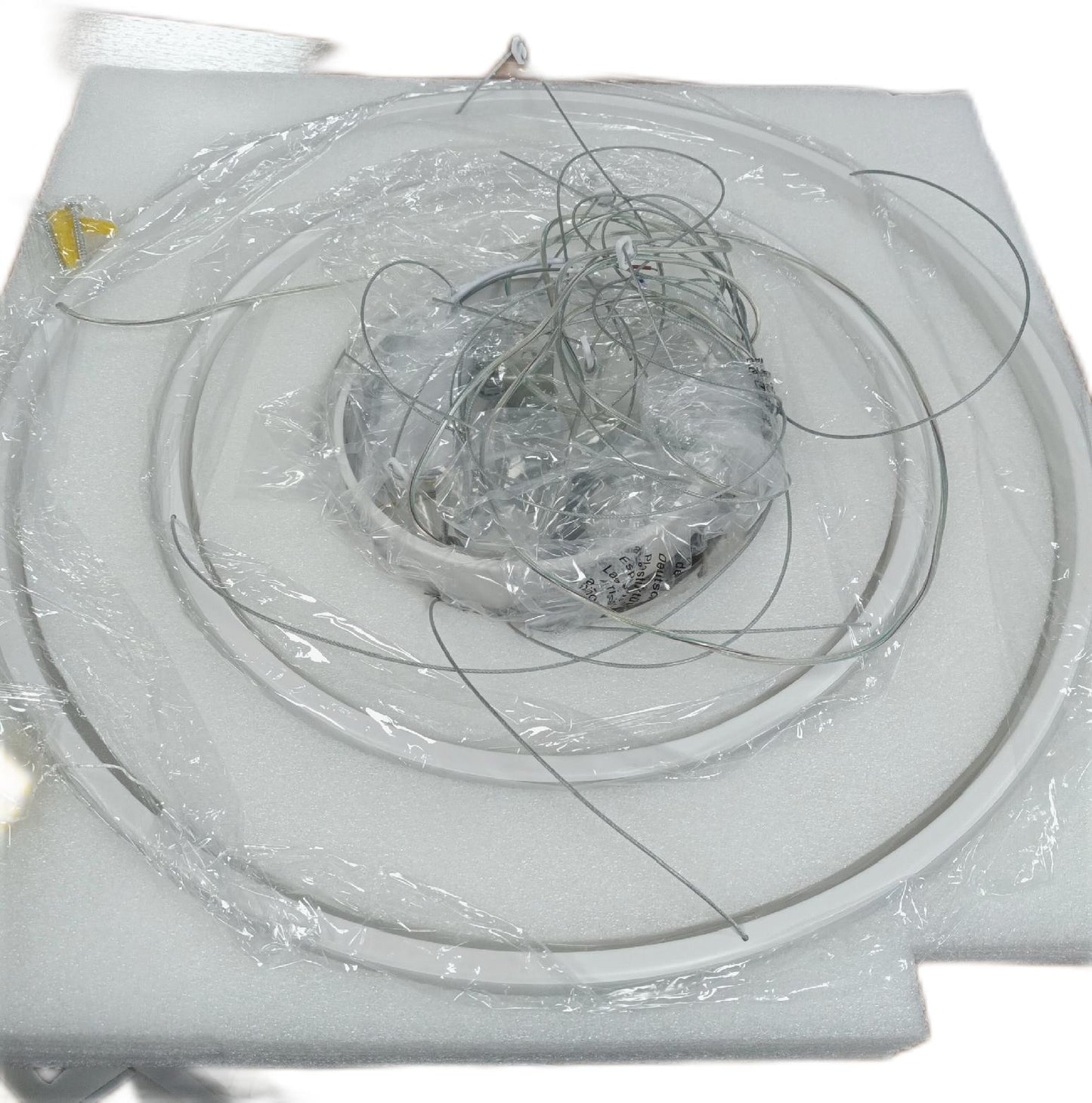 KSIBNW Hängelampe Beleuchtung Esstisch 3 Ringen moderne energieeffizient 45W LED