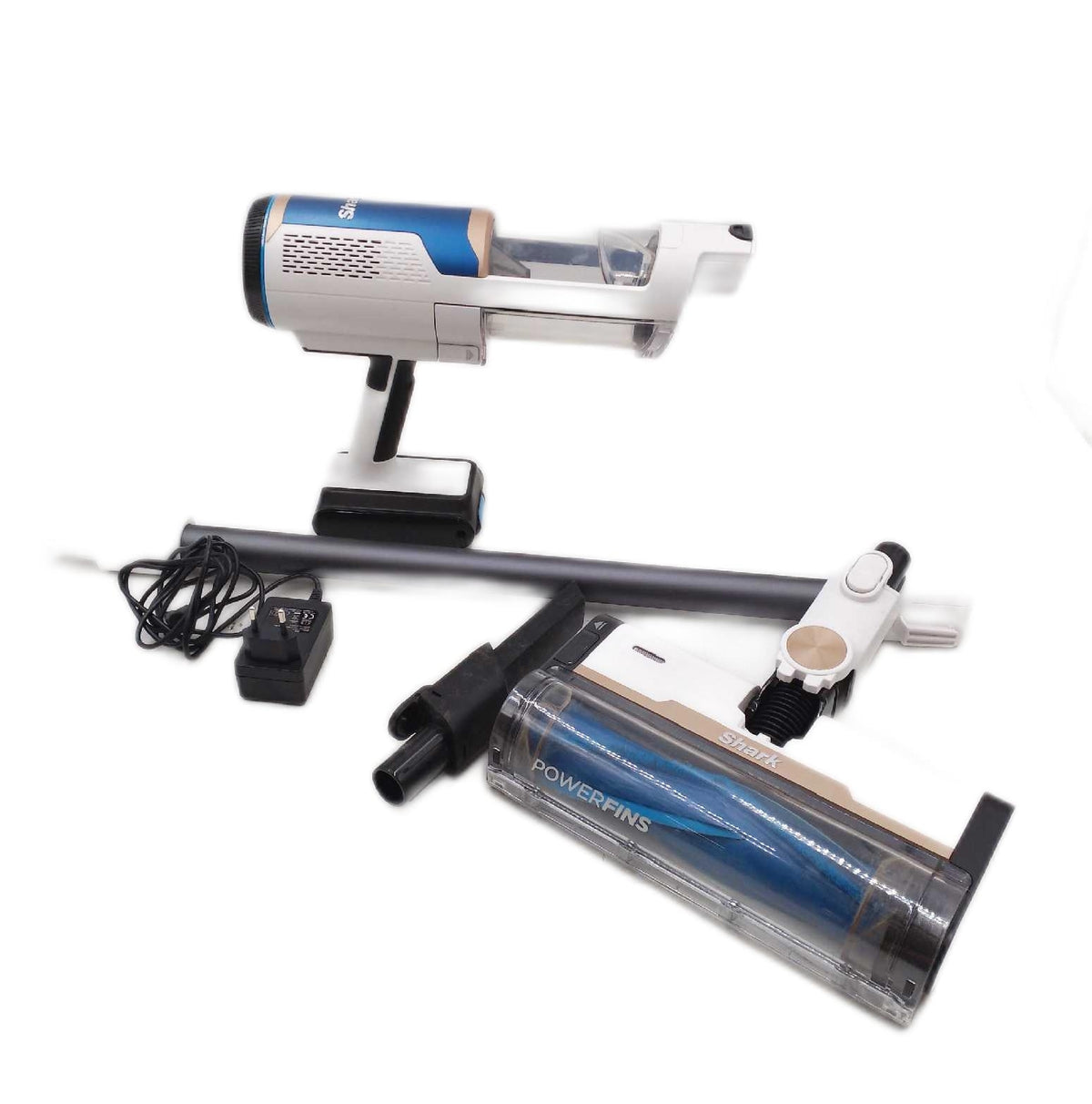 Shark 2 in 1 Blender blend max mit 3 automatischen Programmen Weiß Marineblau gebraucht
