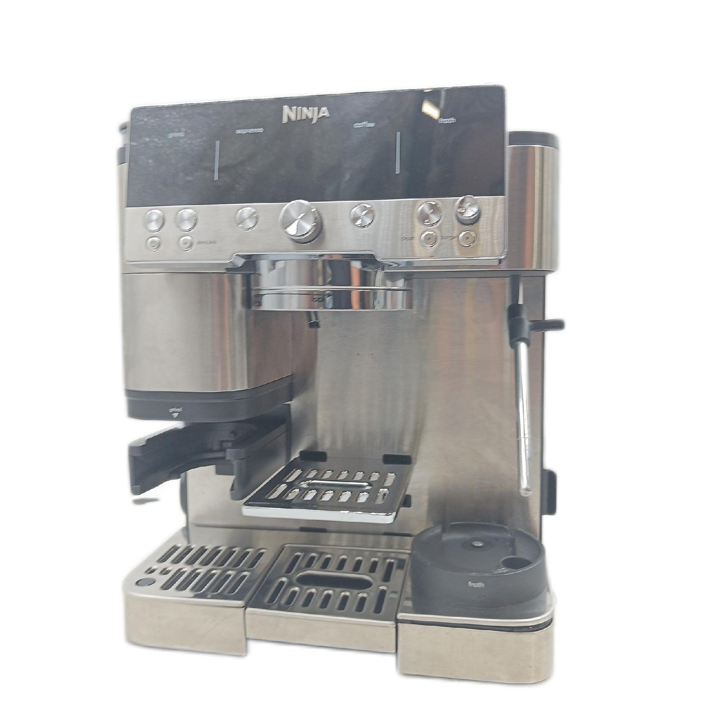 Ninja Luxe Premier 3 in 1 Kaffeemaschine Mahlwerk Aufschäumer ohne
