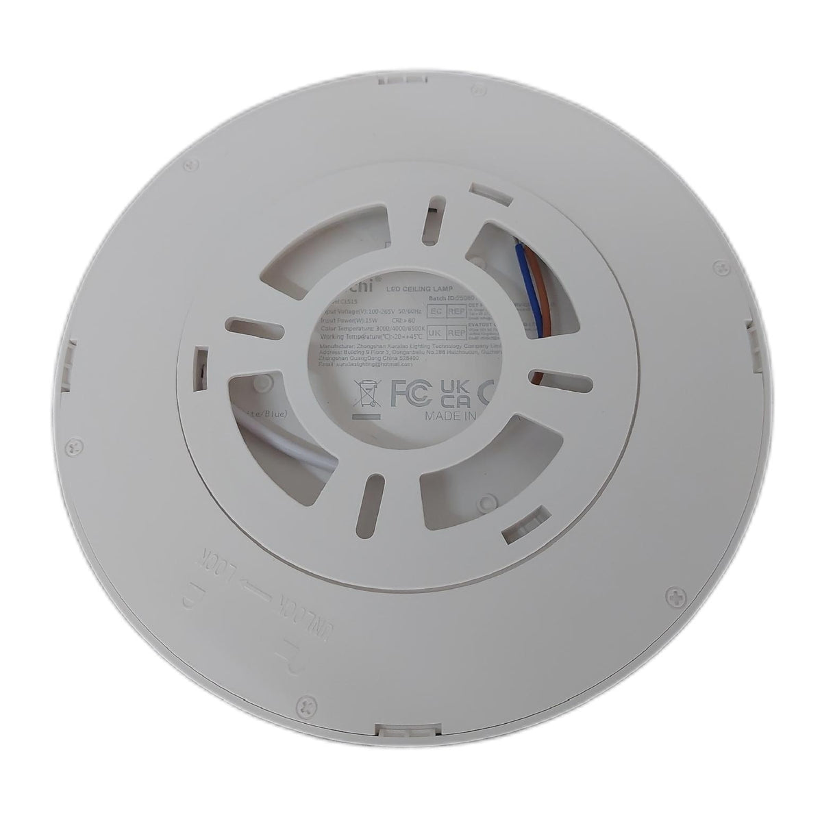slochi Deckenlampe Beleuchtung Deckenleuchte Flach 3 Farben Lichtfarbe