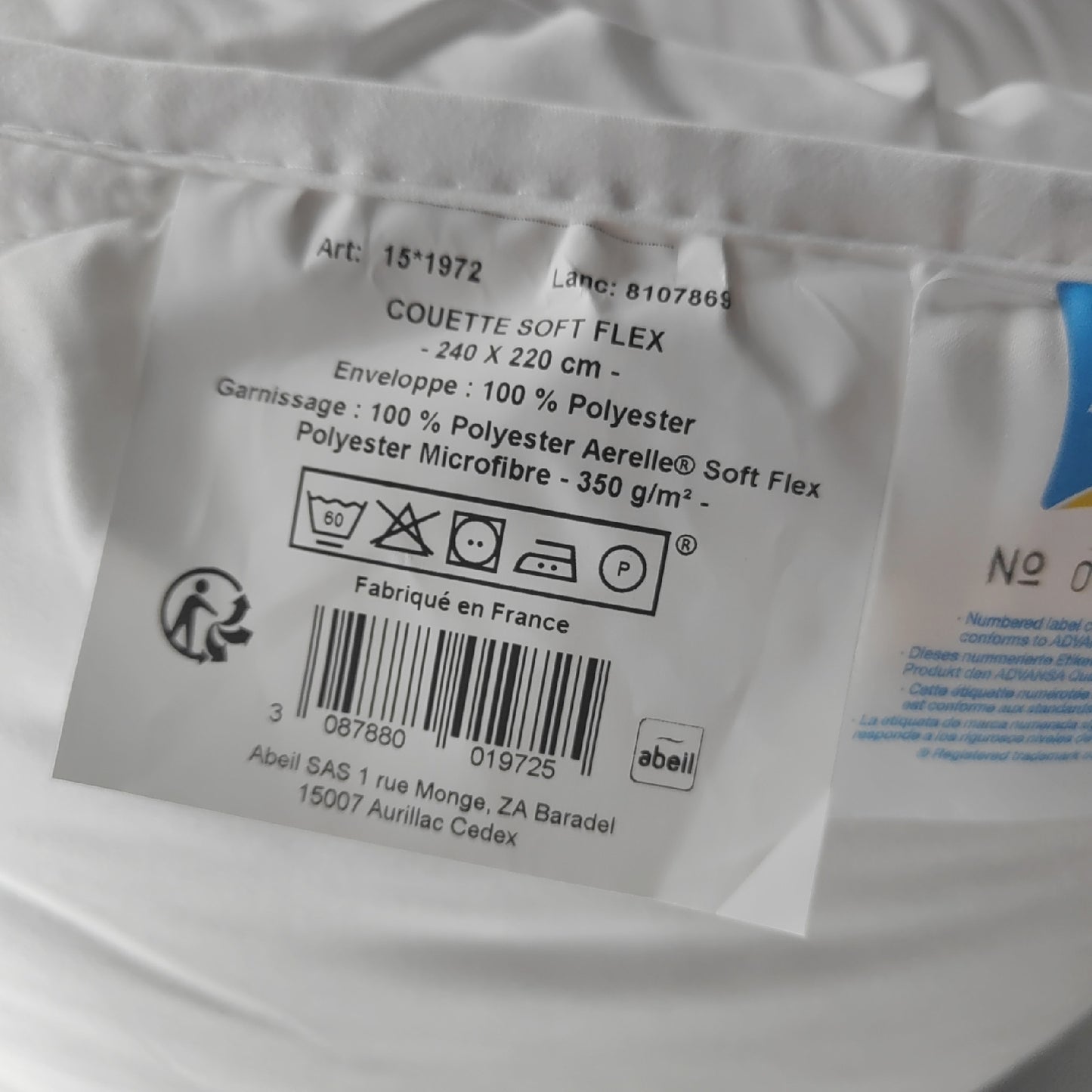 Abeil Bettdecke Bettwaren Aerelle Soft Flex 220 x 240 cm Weich Geschmeidig Komfort
