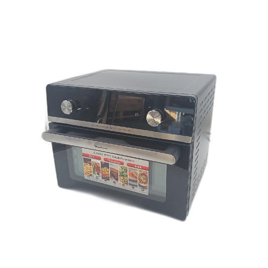 Moulinex Fry Heissluftfritteuse Multikocher Backofen 20 L 10 Programme Digitalanzeige schwarz