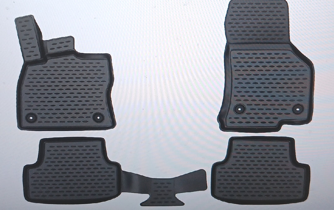 Element 3D Gummimatten Fussmatten Set passend für VW Golf 7 Golf 8 Schraegheck 2012 2024