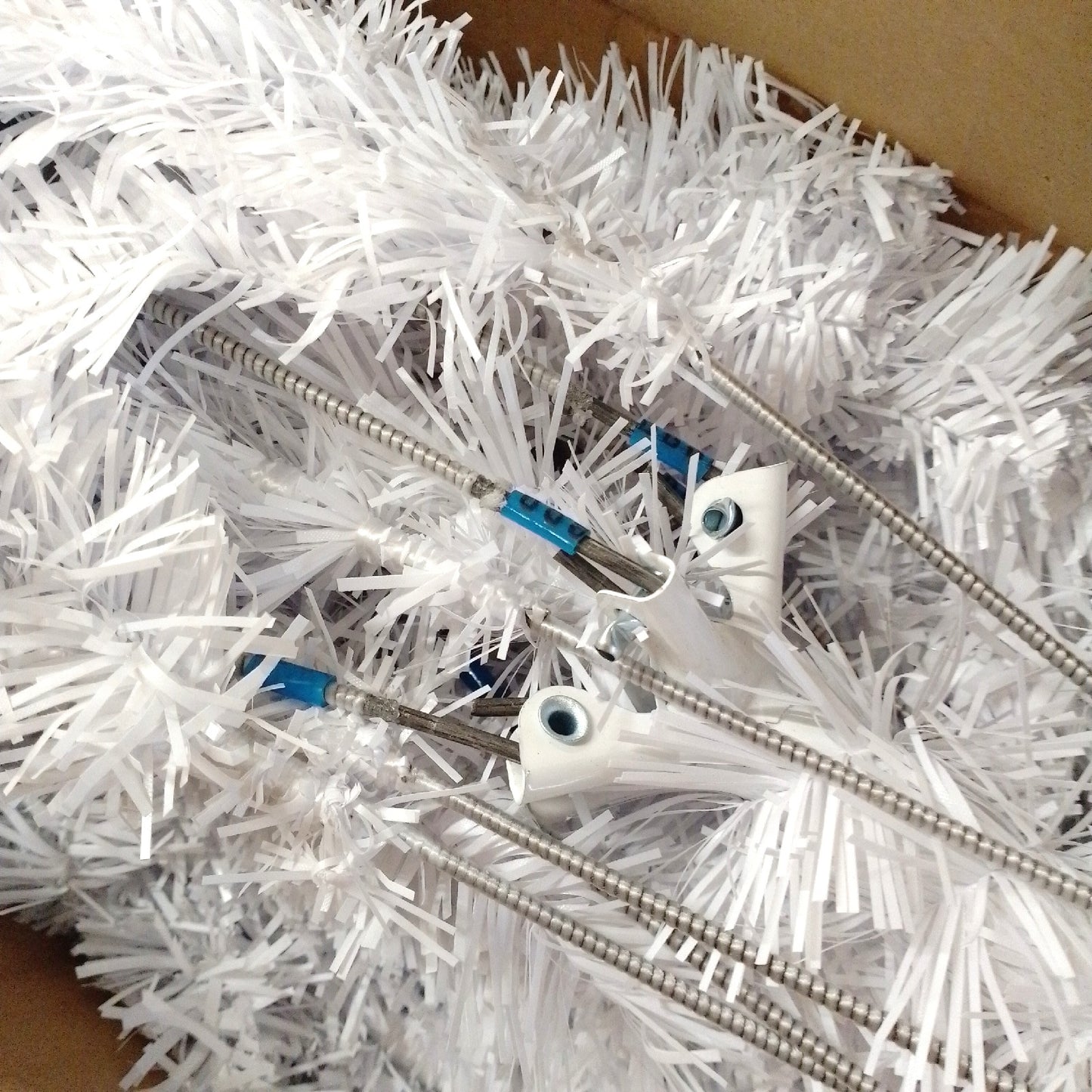 YITAHOME Weihnachtsbaum künstlicher Baum Dekoration 182cm Weiss Naturgetreu Realistisch