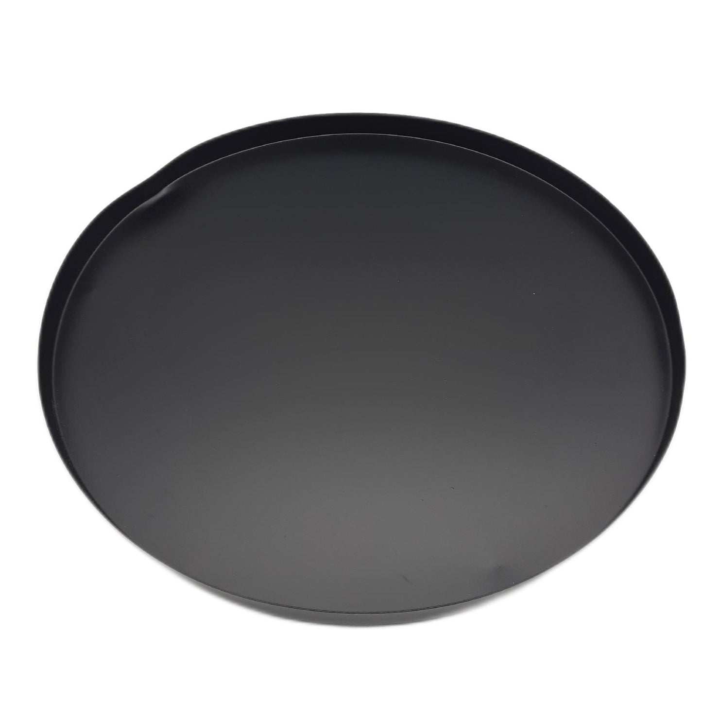 Celebig Tablett Dekoration R 40cm Metall Schwarz stilvoll elegant modern