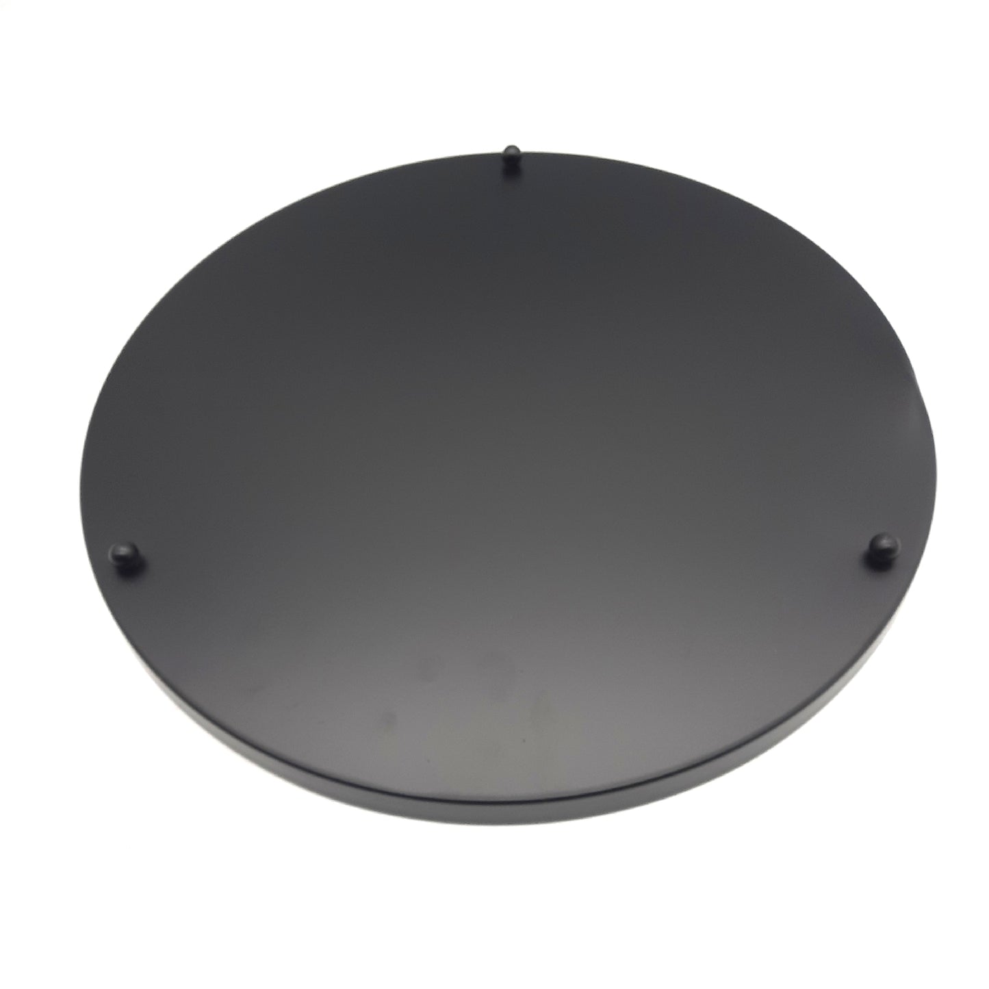 Celebig Tablett Dekoration R 40cm Metall Schwarz stilvoll elegant modern