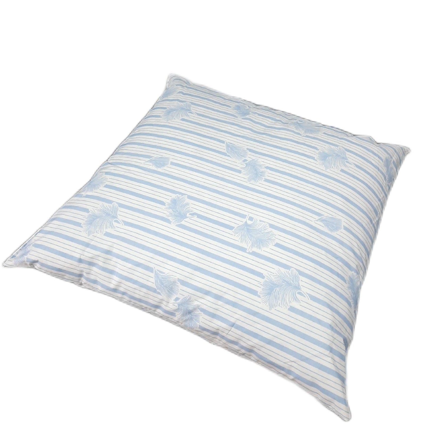 Blanrêve 2er-Set Kiss  von Antan Naturfedern 60 x 60 cm Weiß m blau  Streif ",